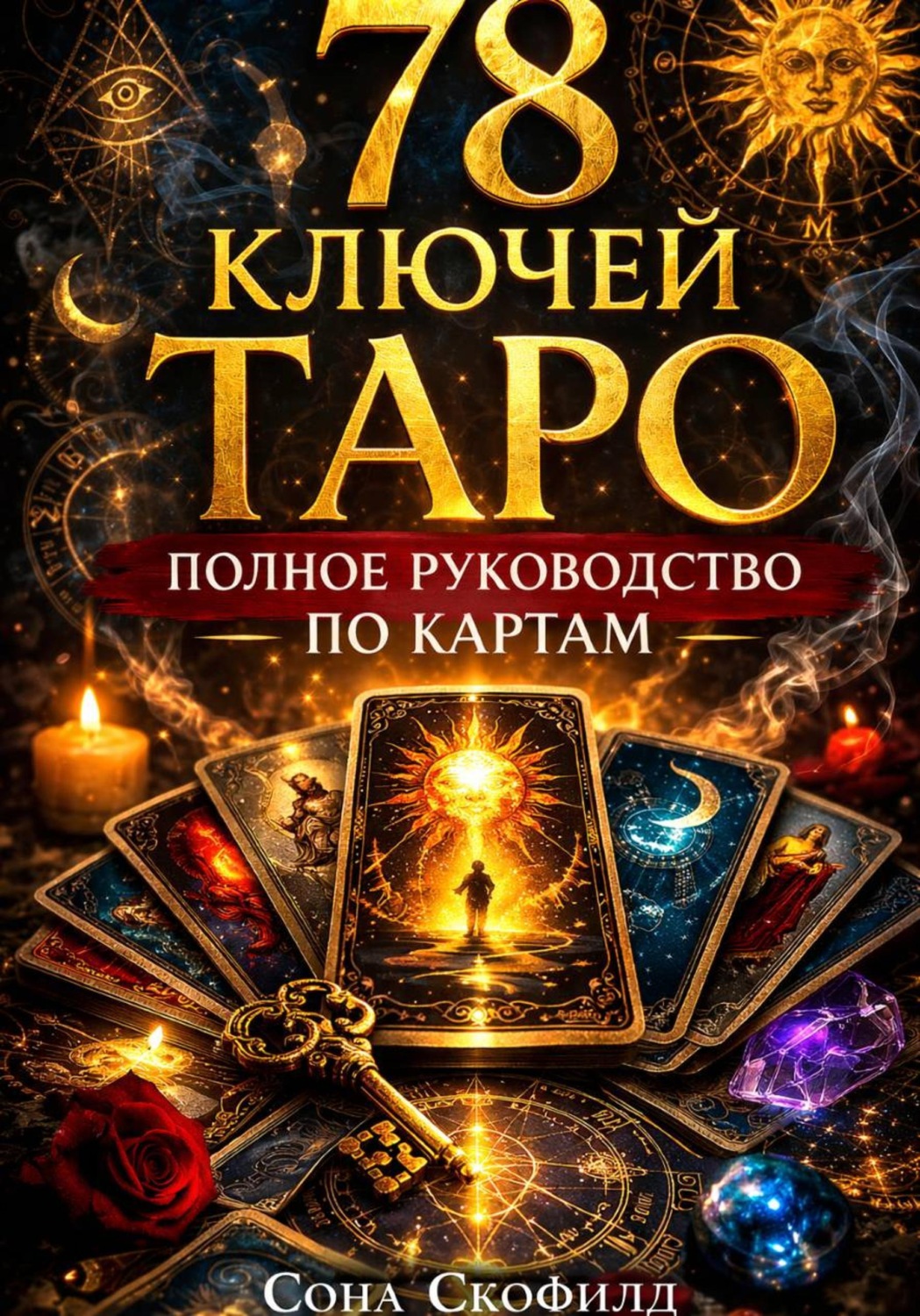 Обложка книги «78 ключей Таро. Полное руководство по картам»