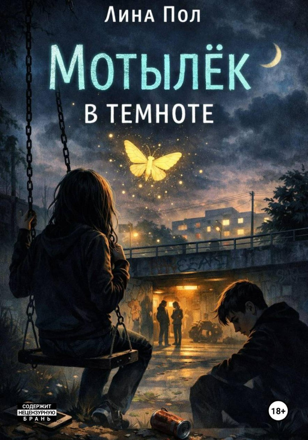 Обложка книги «Мотылёк в темноте»