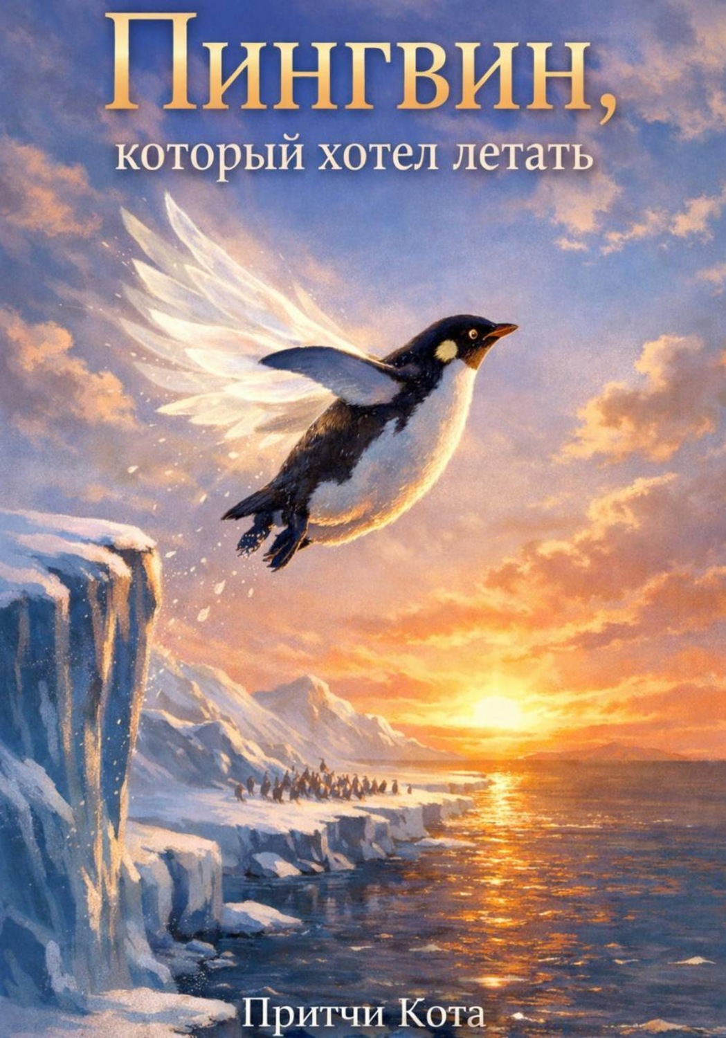 Обложка книги «Пингвин, который хотел летать»