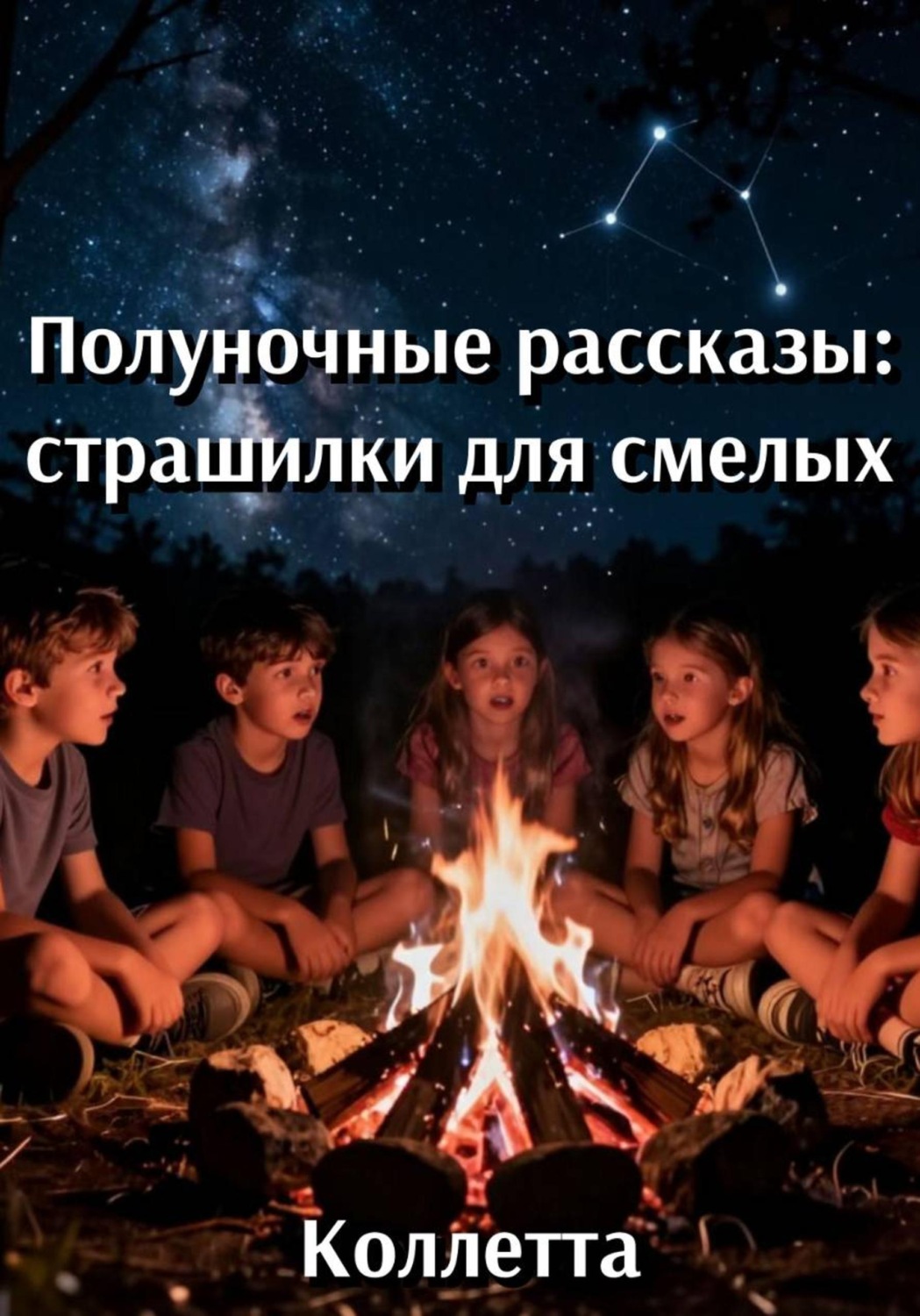 Обложка книги «Полуночные рассказы: страшилки для смелых»