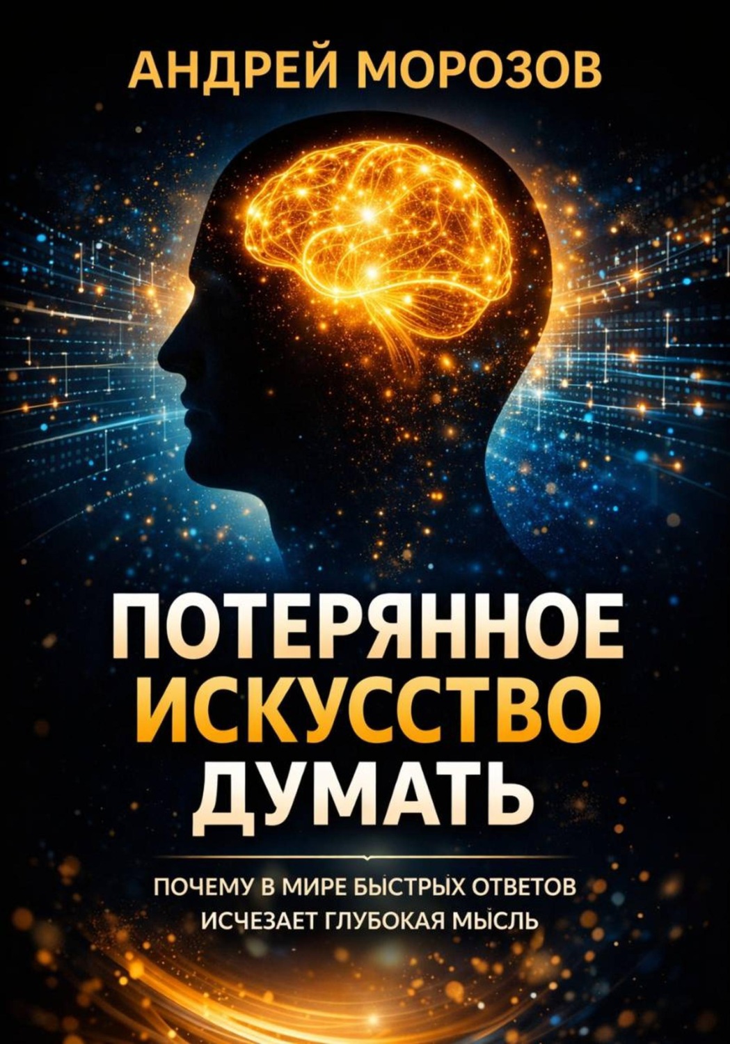 Обложка книги «Потерянное искусство думать: Почему в мире быстрых ответов исчезает глубокая мысль»