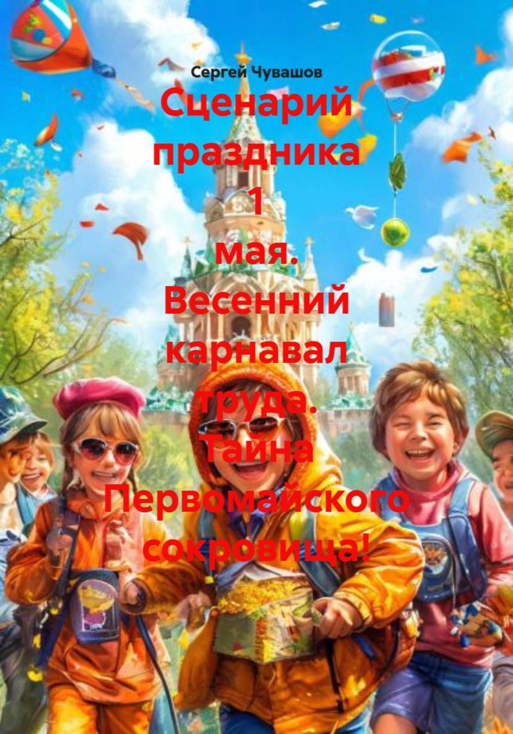 Обложка книги «Сценарий праздника 1 мая. Весенний карнавал труда. Тайна Первомайского сокровища!»