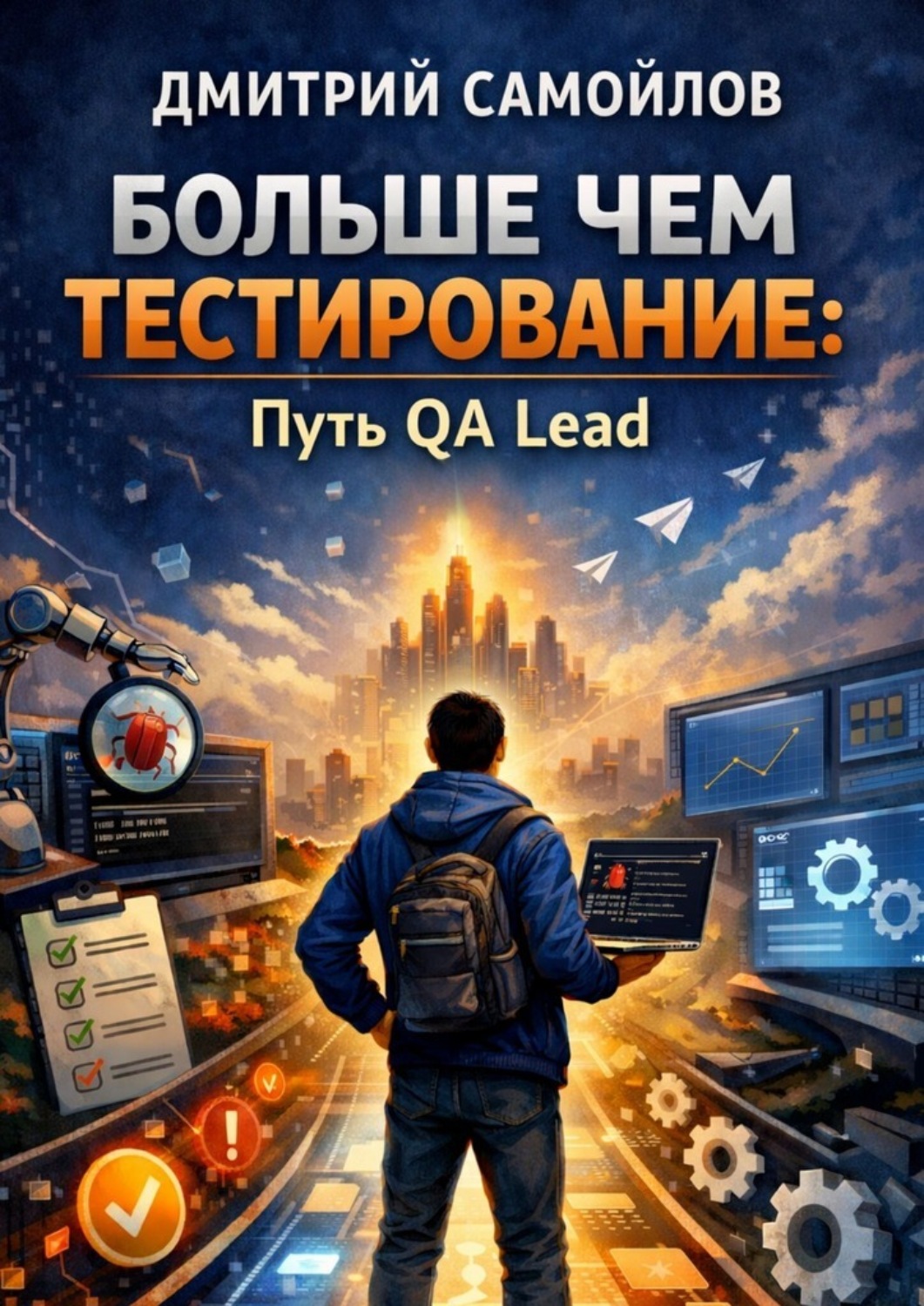 Обложка книги «Больше чем тестирование: Путь QA Lead»