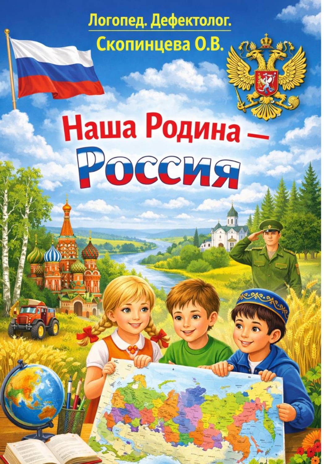 Обложка книги «Наша Родина - Россия»