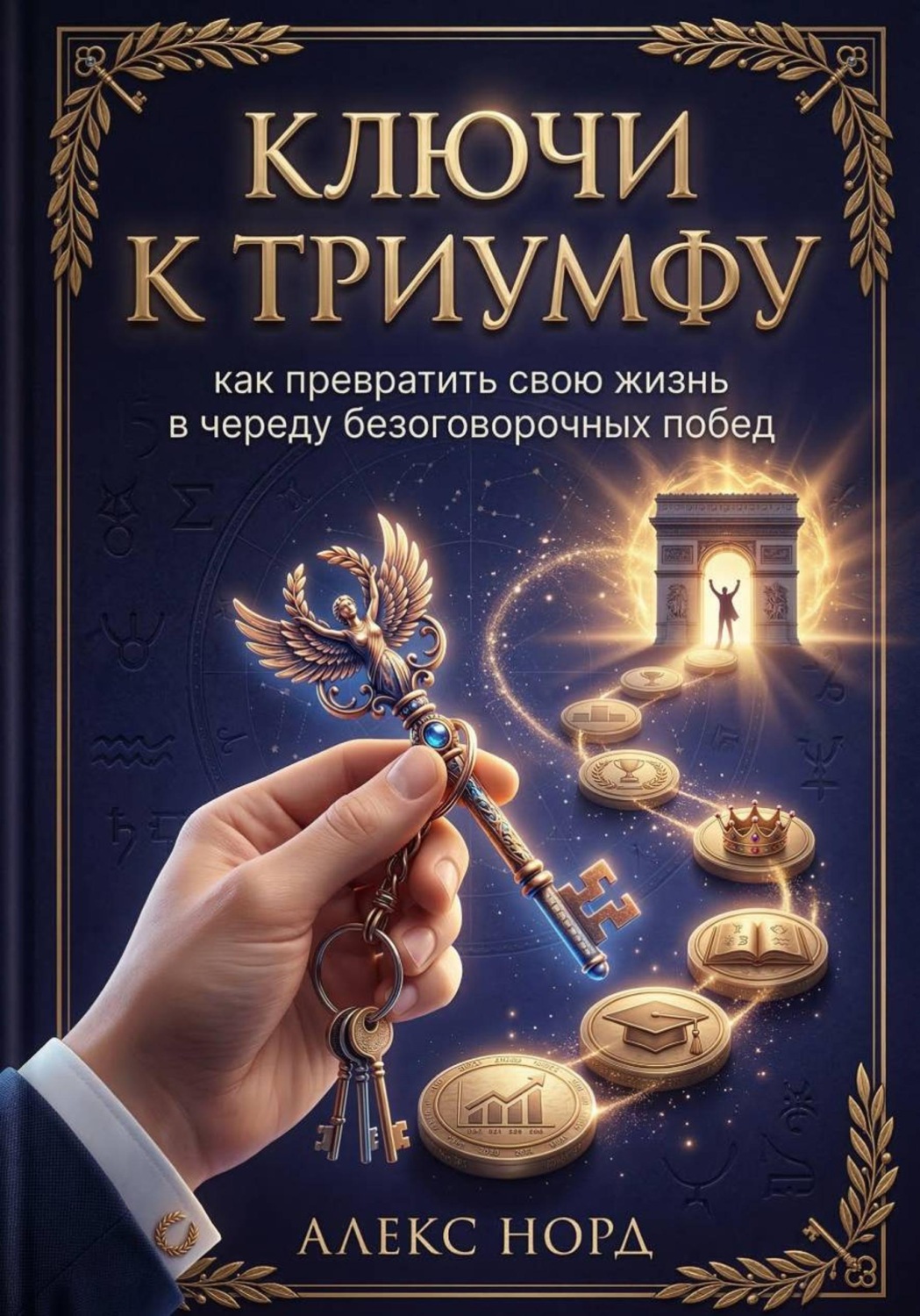Обложка книги «Ключи к триумфу: как превратить свою жизнь в череду безоговорочных побед»