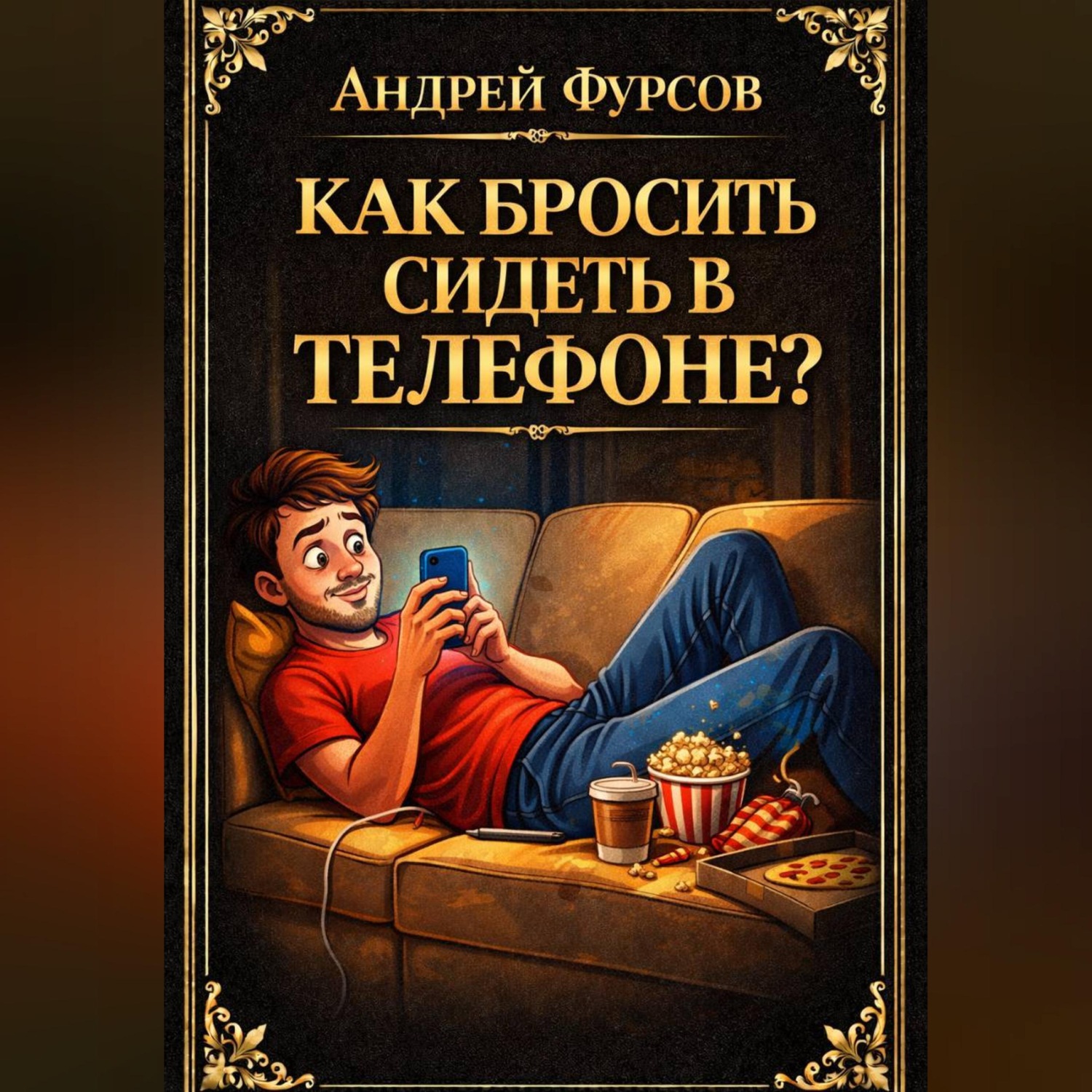 Обложка книги «Как бросить сидеть в телефоне?»