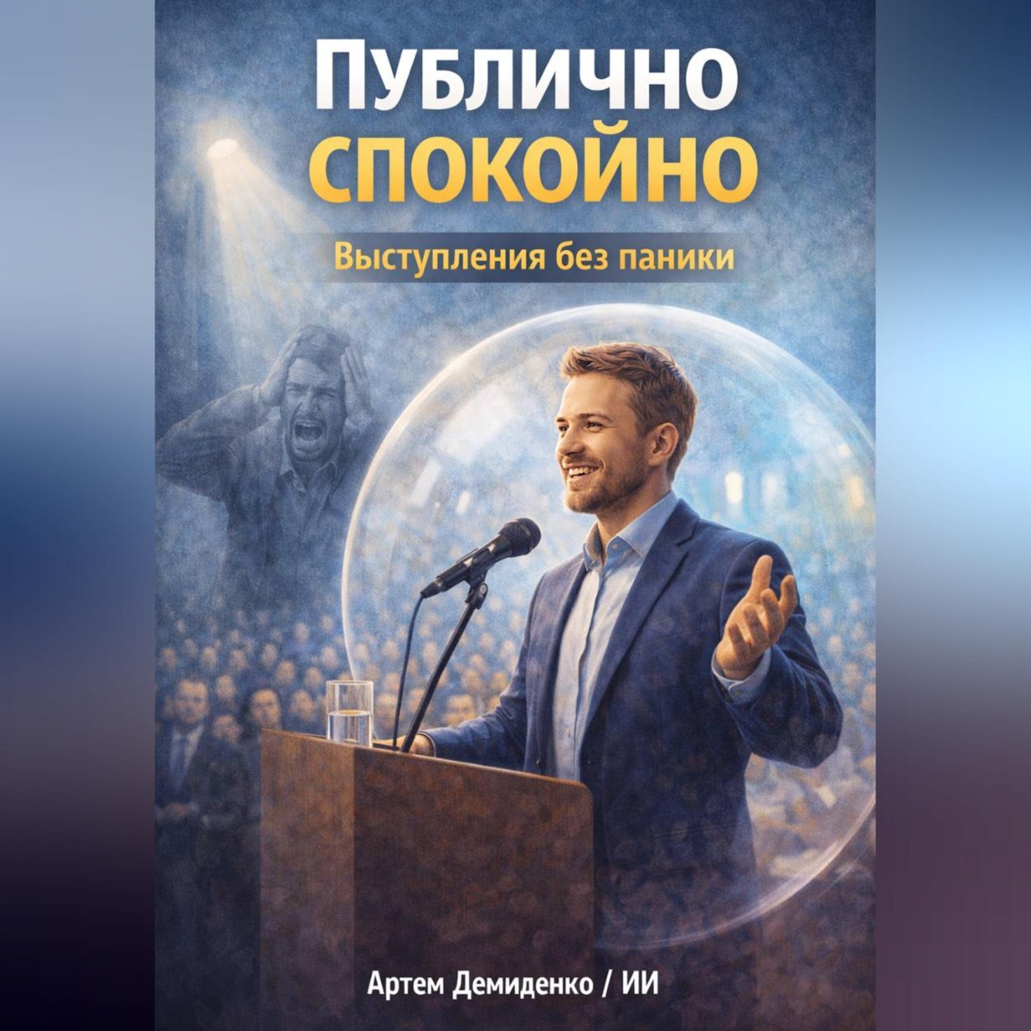 Обложка книги «Публично спокойно: Выступления без паники»