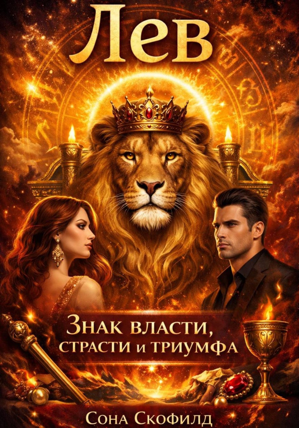 Обложка книги «Лев Знак власти страсти и триумфа»