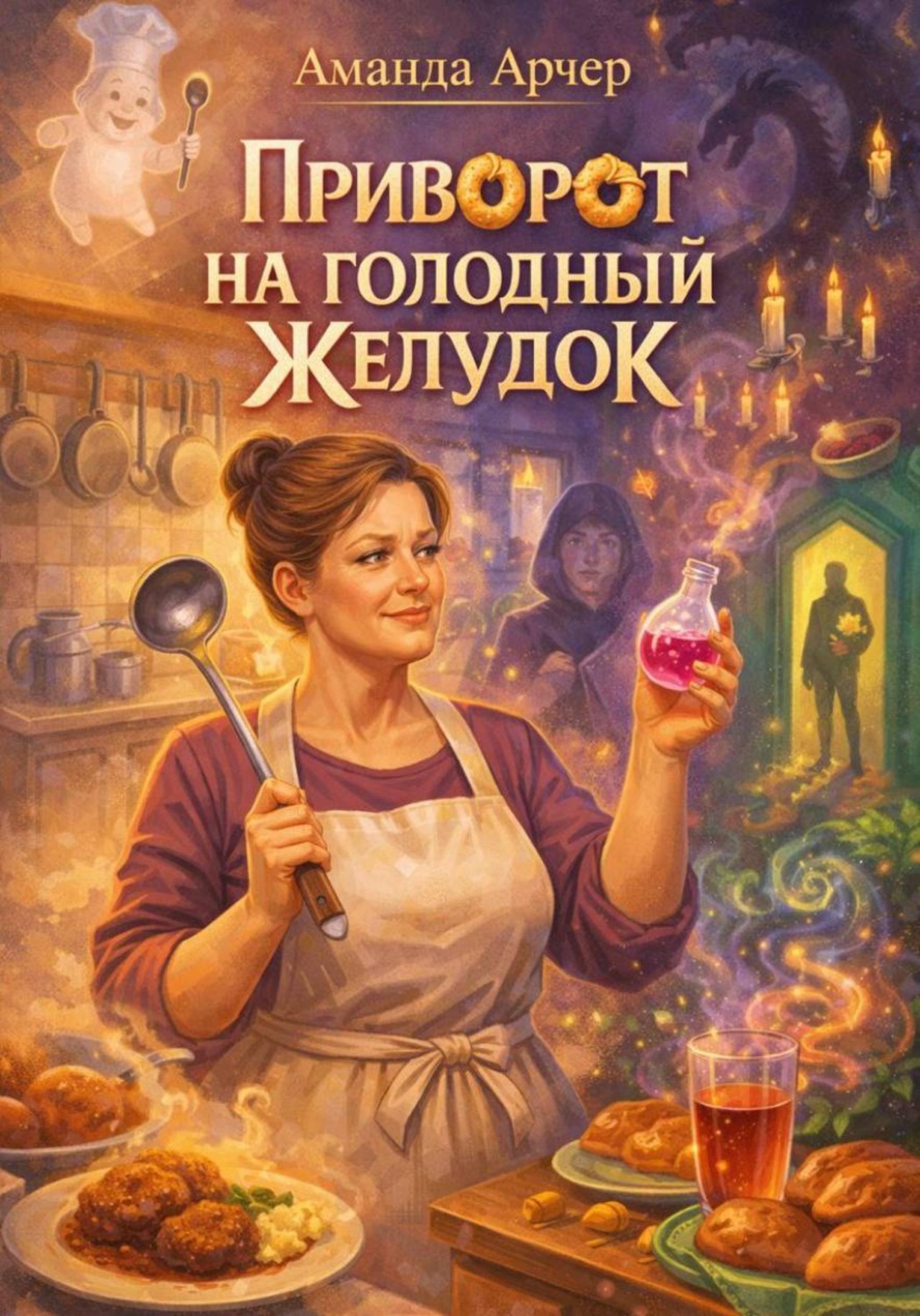 Обложка книги «Приворот на голодный желудок»
