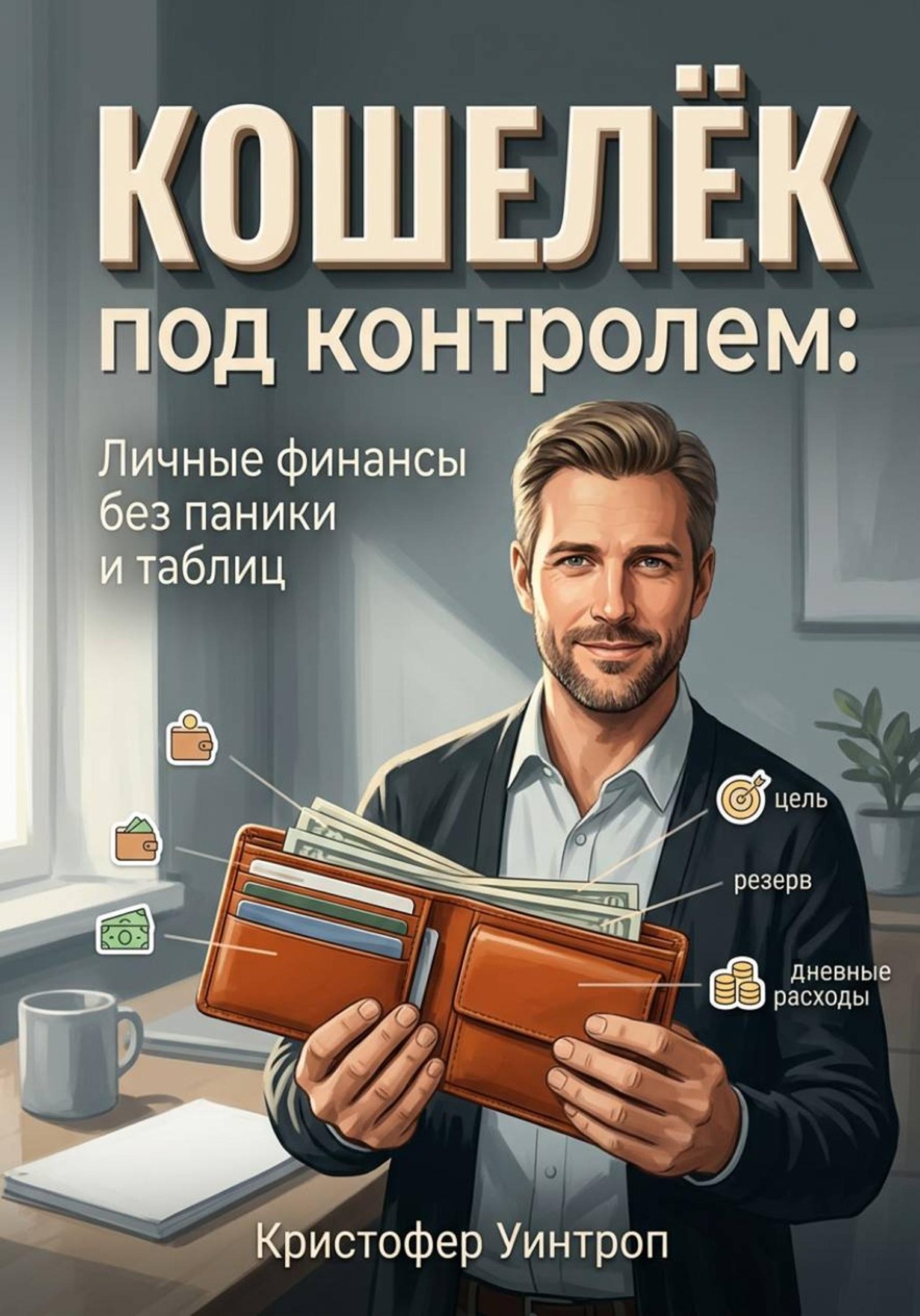 Обложка книги «Кошелёк под контролем: Личные финансы без паники и таблиц»