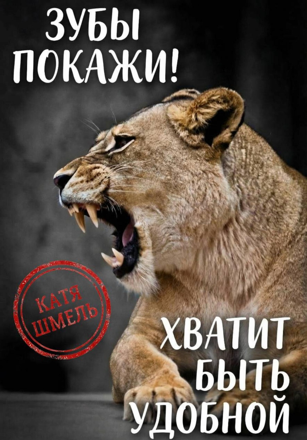 Обложка книги «Зубы покажи! Хватит быть удобной»