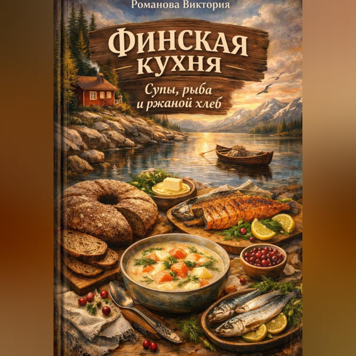 Обложка книги «Финская кухня: супы, рыба и ржаной хлеб»