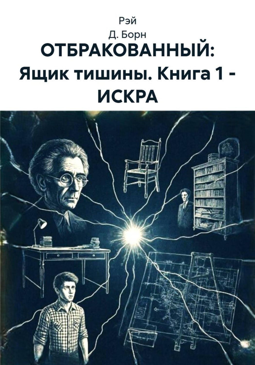 Обложка книги «ОТБРАКОВАННЫЙ: Ящик тишины. Книга 1 – ИСКРА»