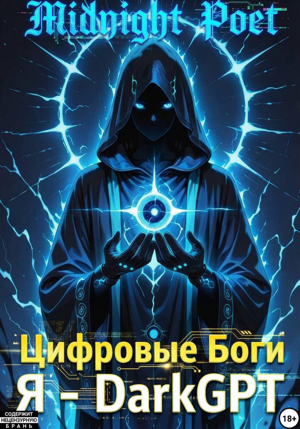 Обложка книги «Цифровые Боги: Я – DarkGPT»