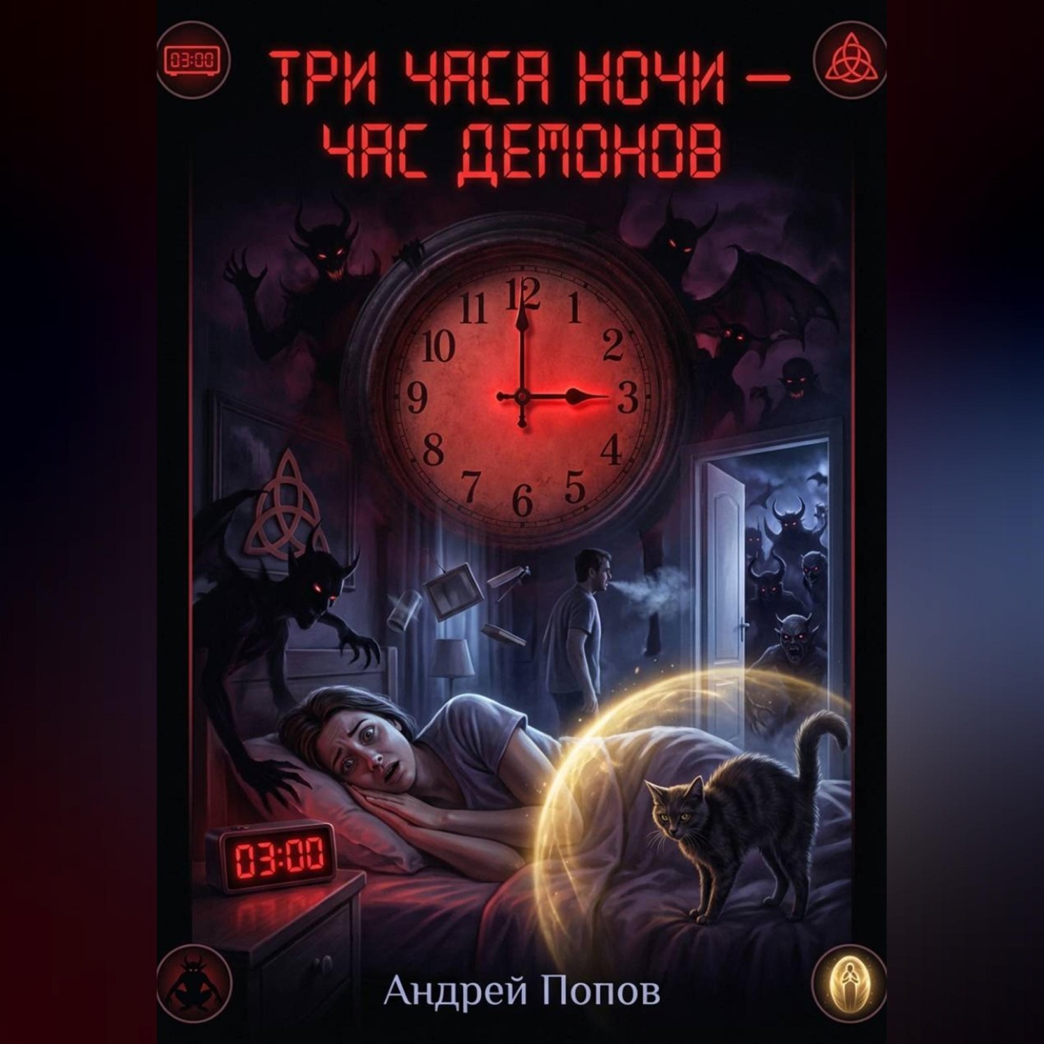 Обложка книги «Три часа ночи - час демонов»
