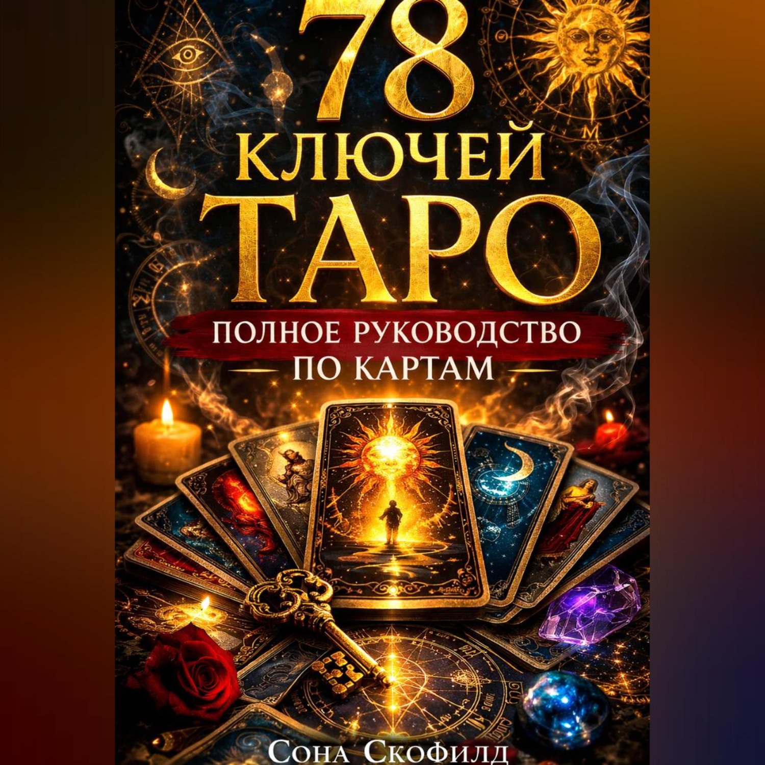 Обложка книги «78 ключей Таро. Полное руководство по картам»
