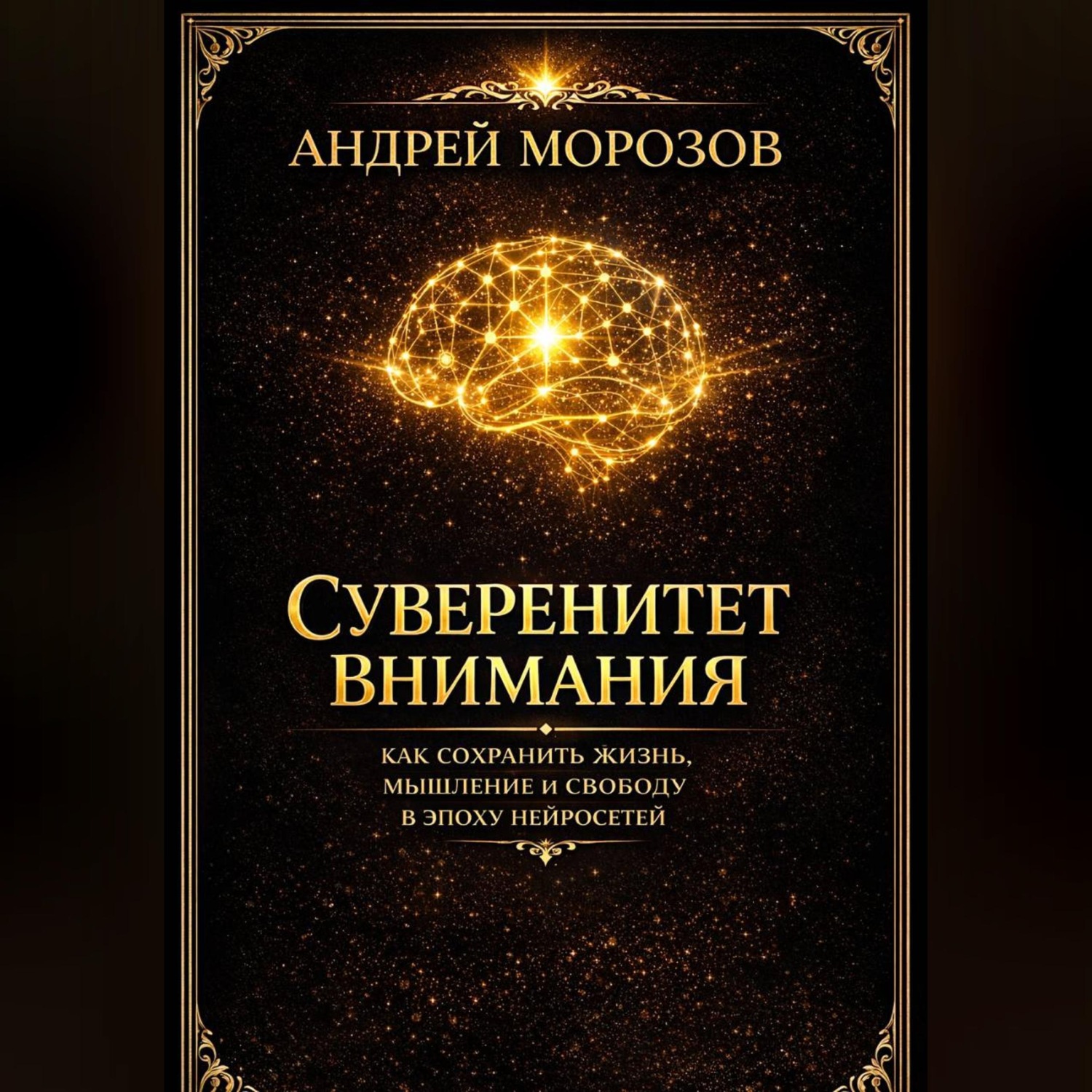 Обложка книги «Суверенитет внимания. Как сохранить жизнь, мышление и свободу в эпоху нейросетей»