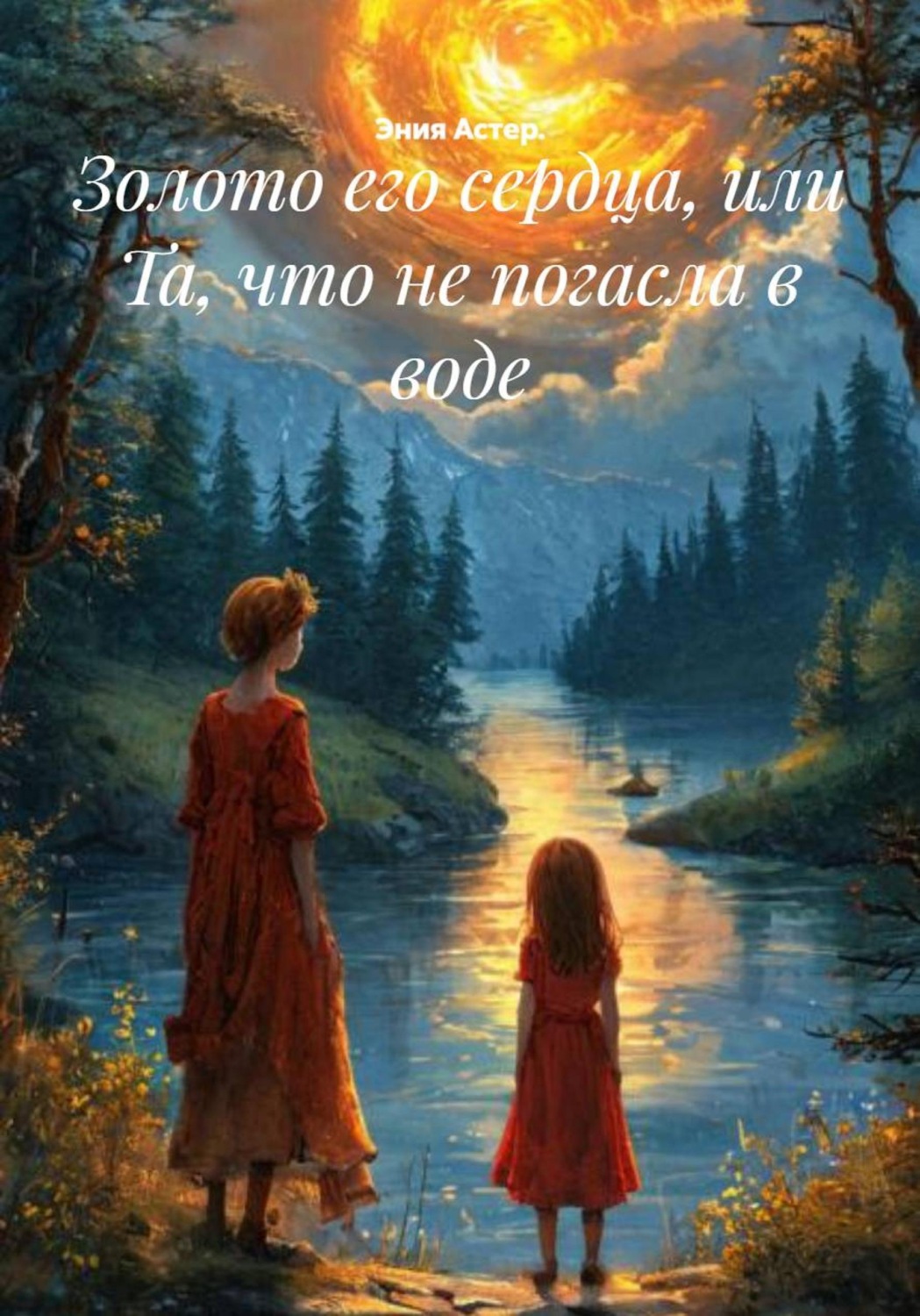 Обложка книги «Золото его сердца, или Та, что не погасла в воде»