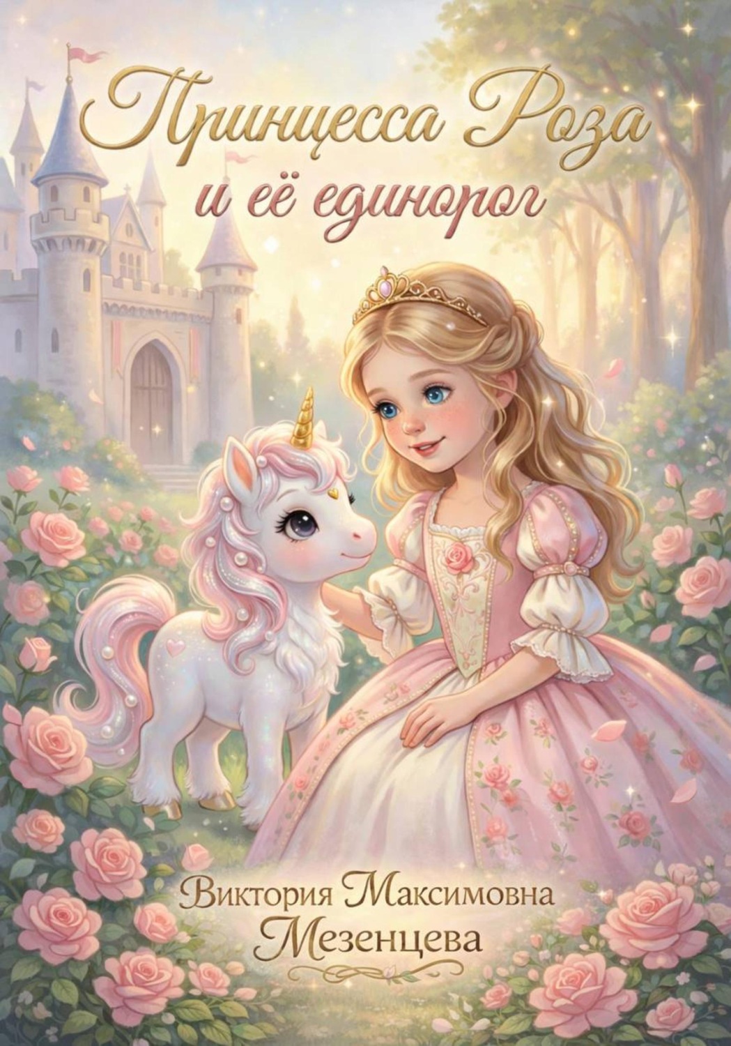 Обложка книги «Принцесса Роза и её единорог»