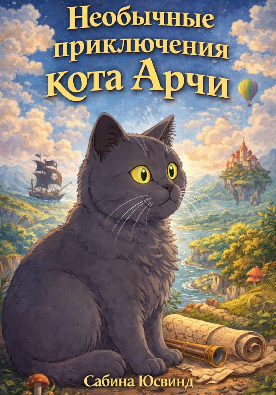Обложка книги «Необычные приключения кота Арчи»