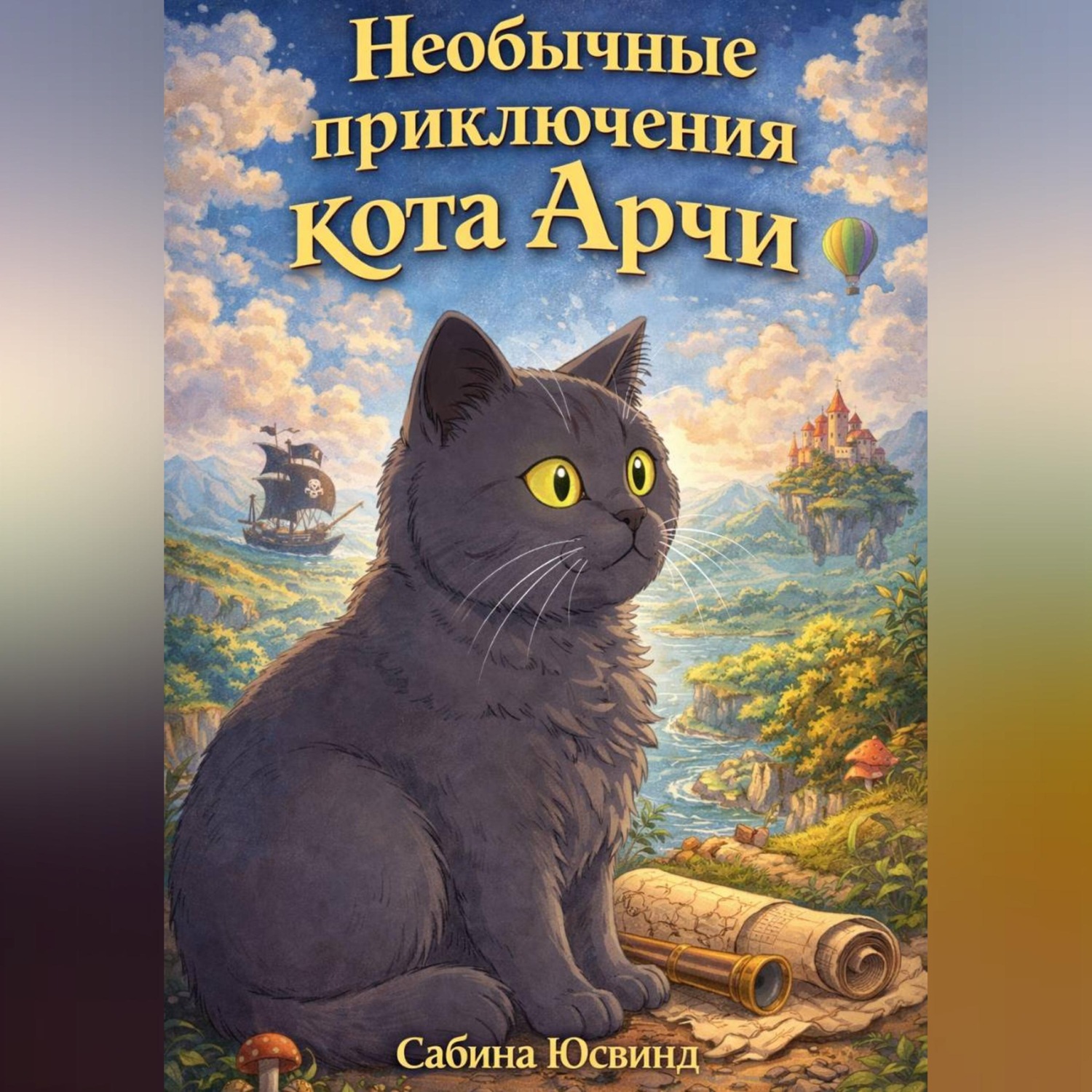 Обложка книги «Необычные приключения кота Арчи»