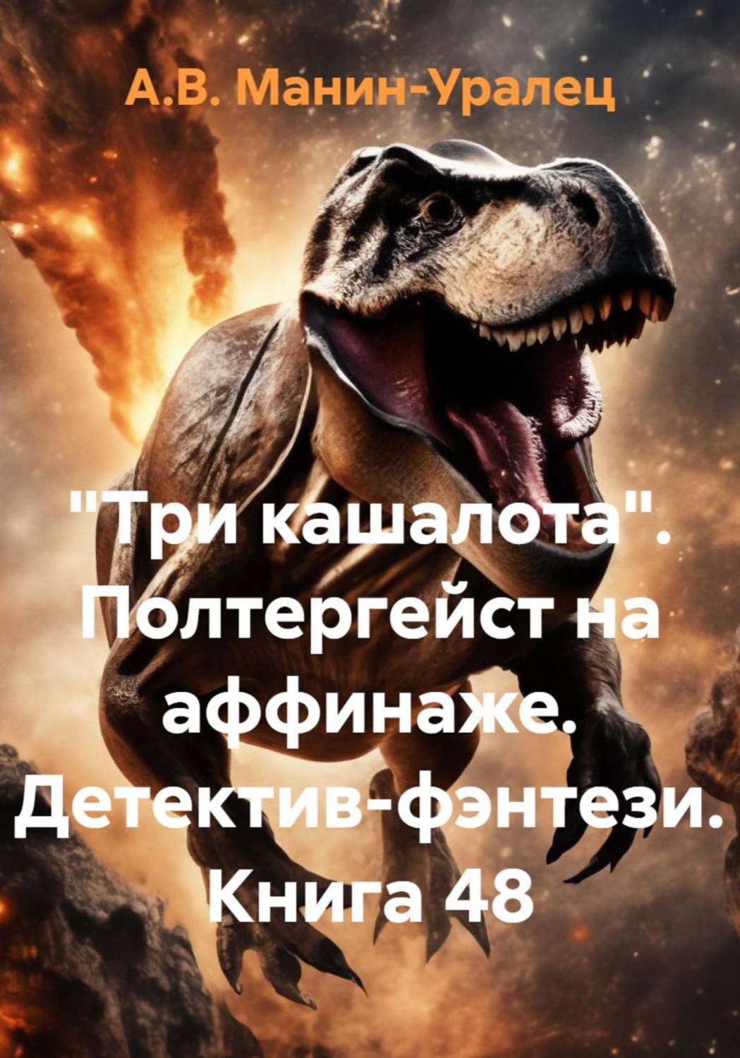 Обложка книги ««Три кашалота». Полтергейст на аффинаже. Детектив-фэнтези. Книга 48»