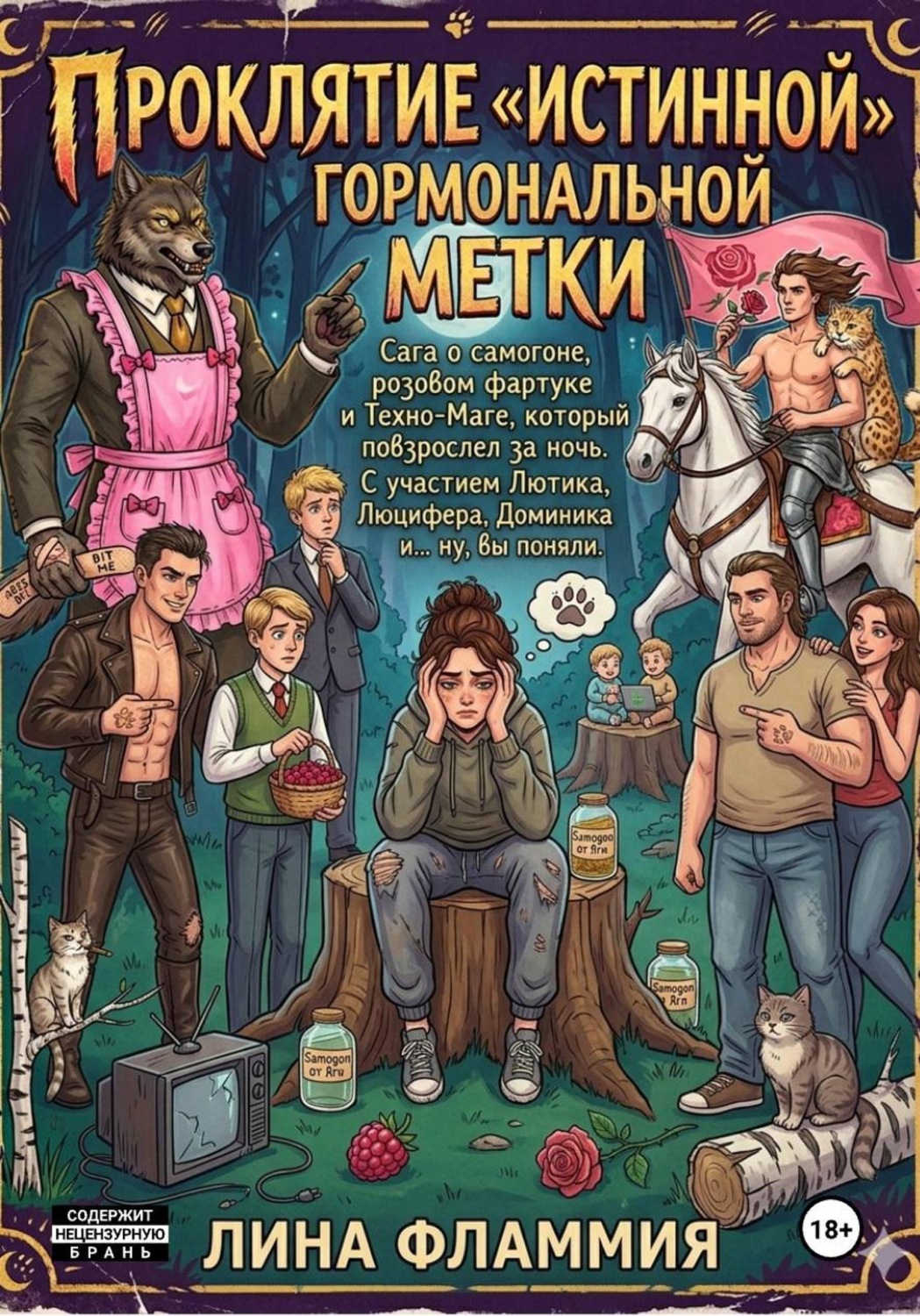 Обложка книги «Проклятие истинной гормональной метки»