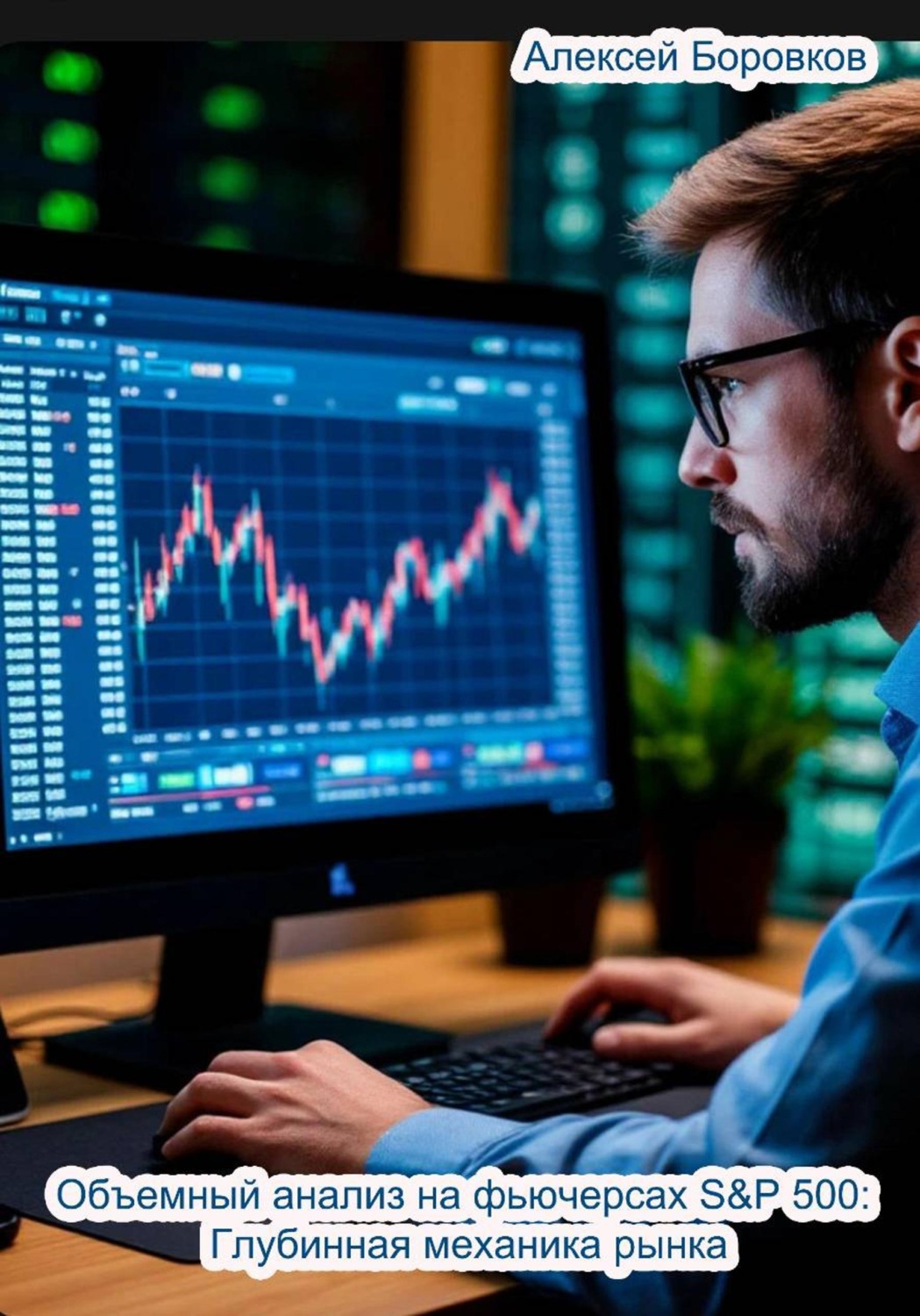 Обложка книги «Объемный анализ фьючерсов на S&P 500: Глубинная механика рынка»