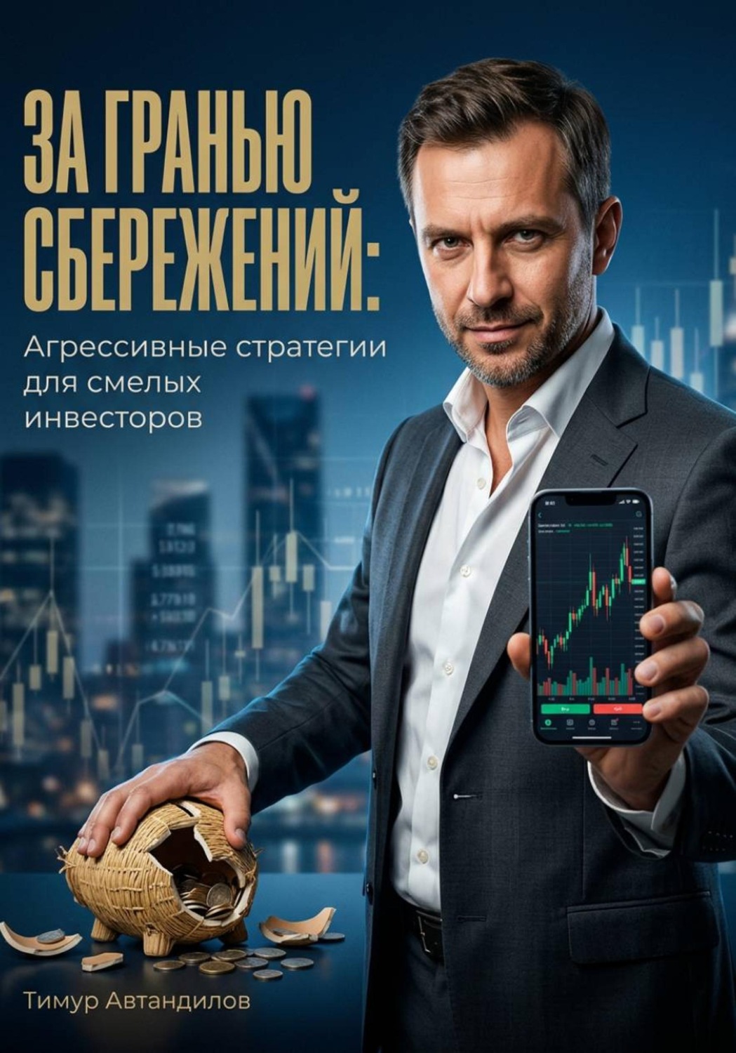 Обложка книги «За гранью сбережений. Агрессивные стратегии для смелых инвесторов»