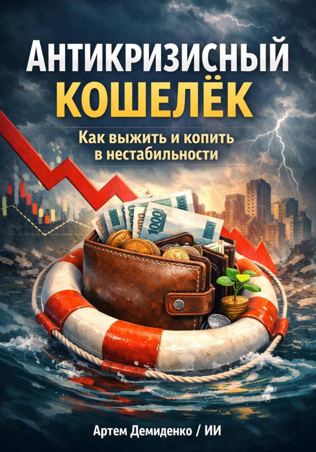 Обложка книги «Антикризисный кошелёк: Как выжить и копить в нестабильности»