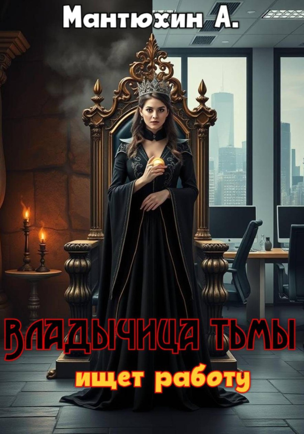 Обложка книги «Владычица тьмы ищет работу»