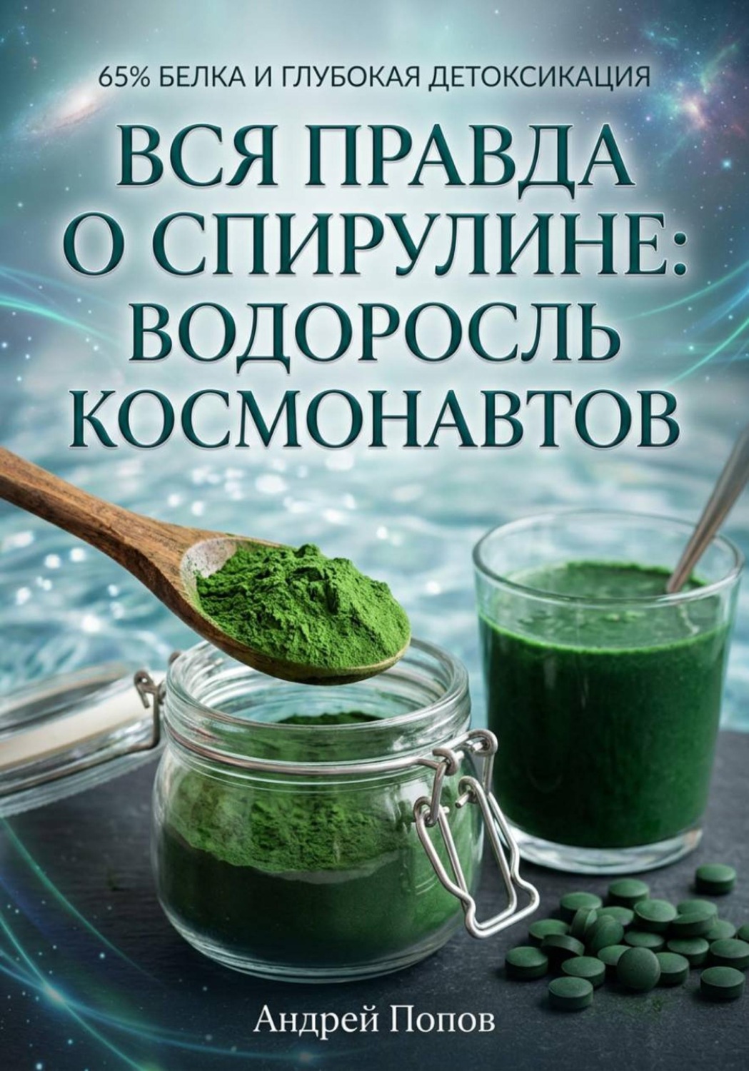 Обложка книги «Вся правда о спирулине: водоросль космонавтов»