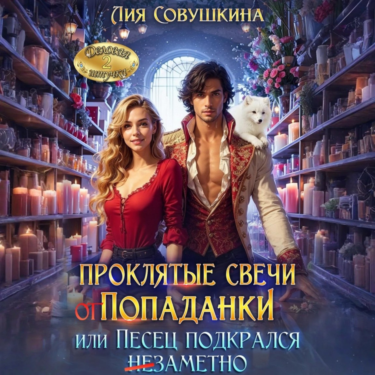 Обложка книги «Проклятые свечи от попаданки, или Песец подкрался незаметно»