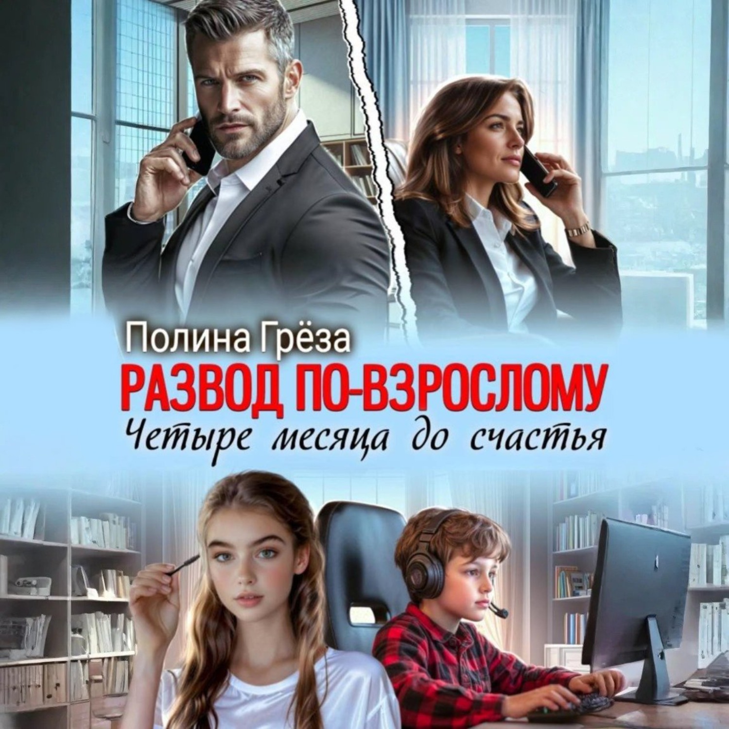 Обложка книги «Развод по-взрослому. Четыре месяца до счастья»