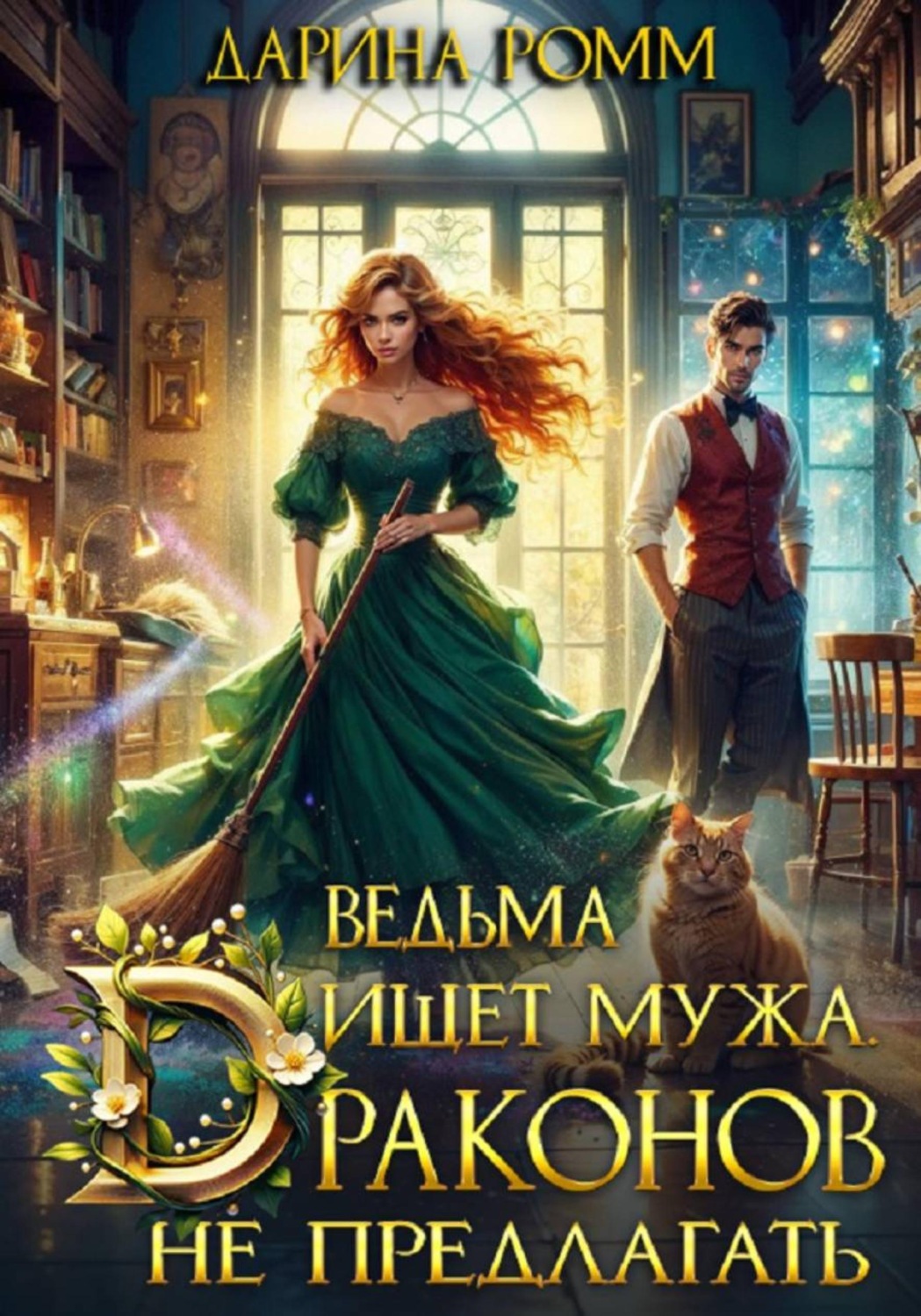 Обложка книги «Ведьма ищет мужа. Драконов не предлагать!»
