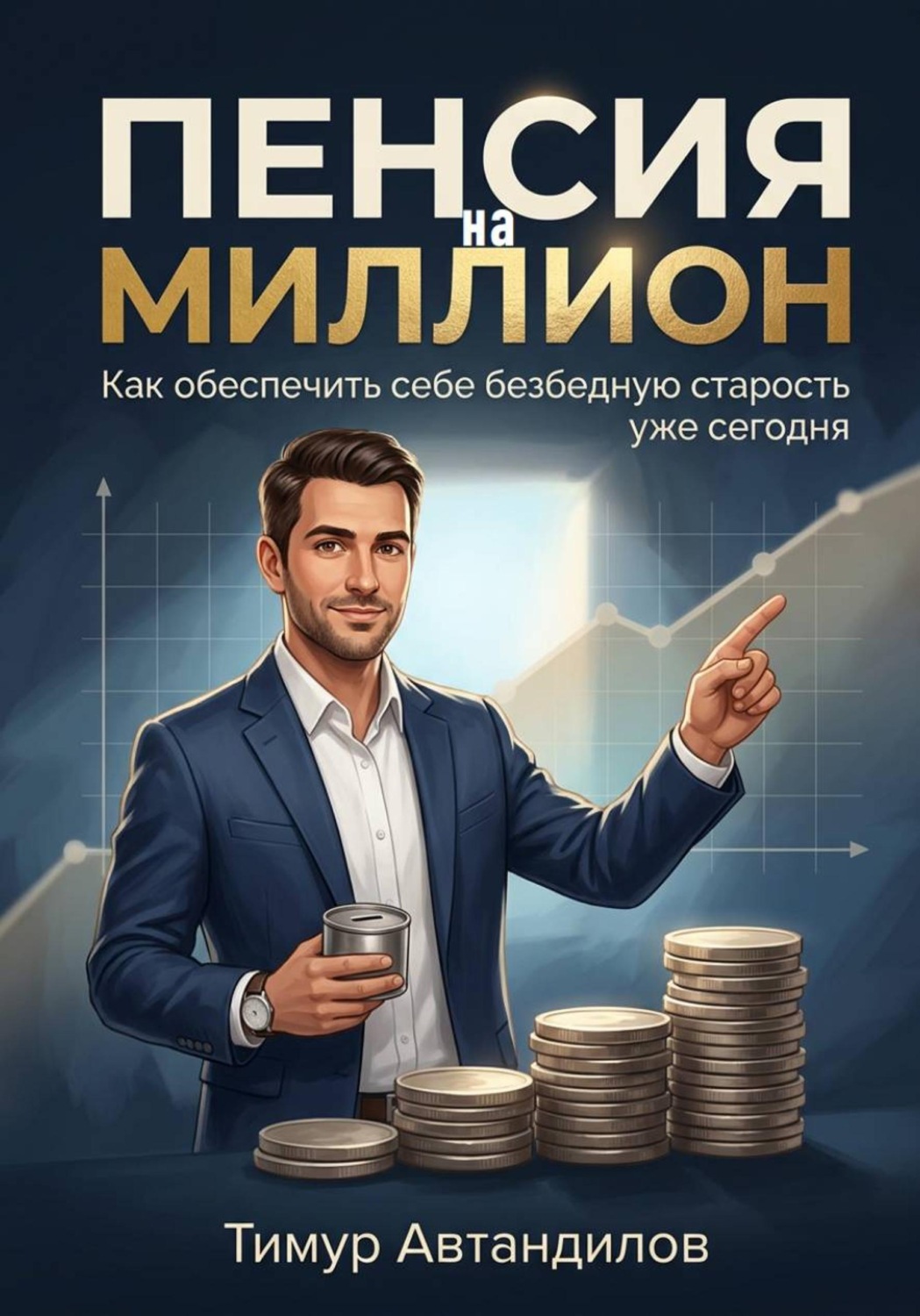 Обложка книги «Пенсия на миллион. Как обеспечить себе безбедную старость уже сегодня»