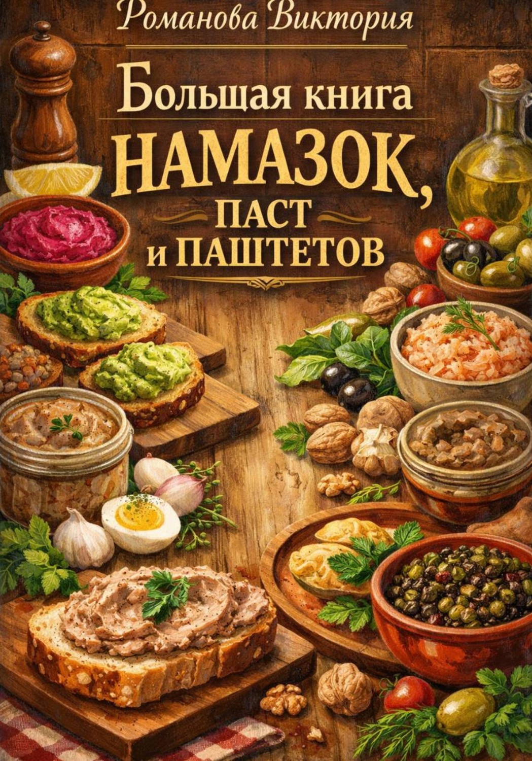 Обложка книги «Большая книга намазок, паст и паштетов»