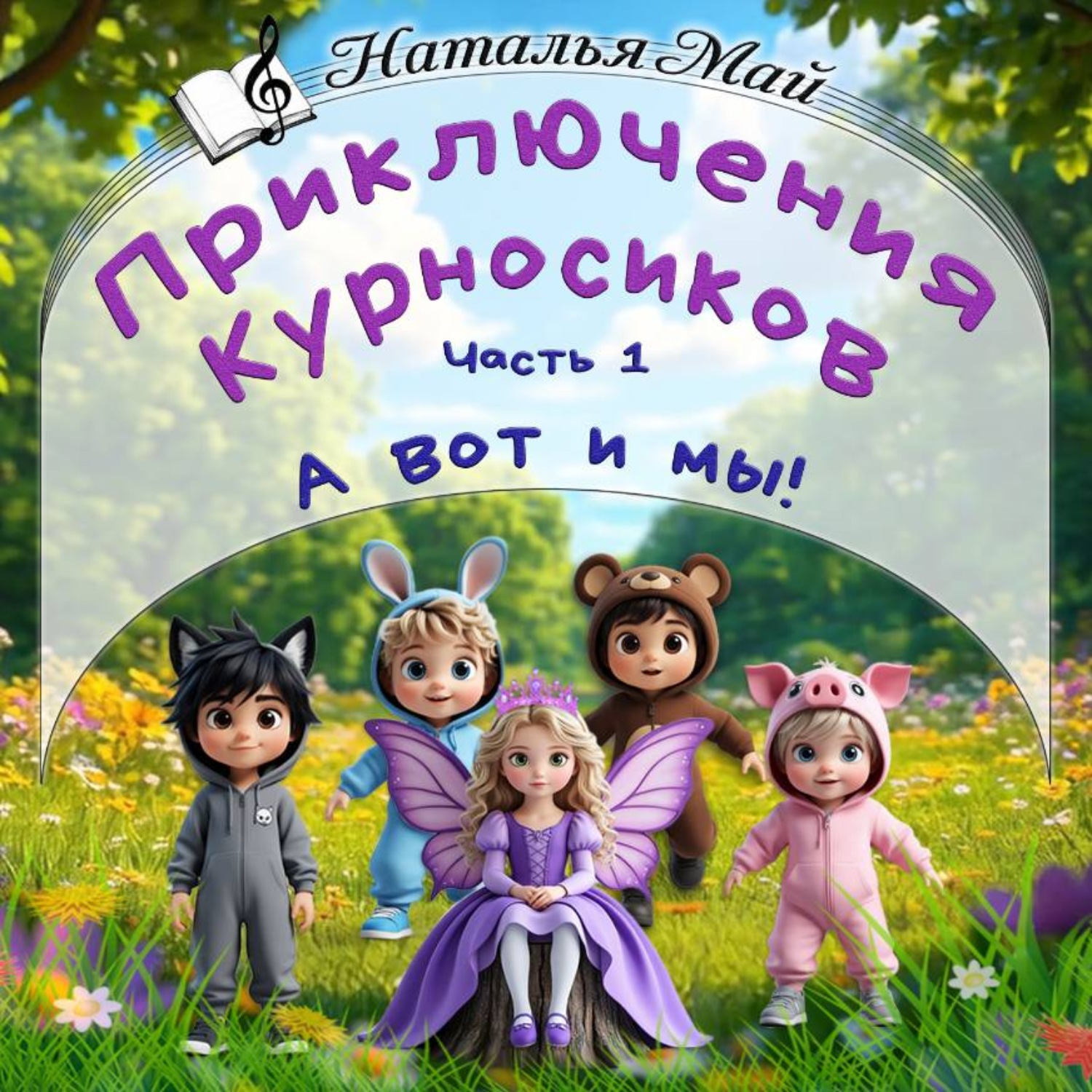 Обложка книги «Приключения Курносиков. Часть 1. А вот и мы!»