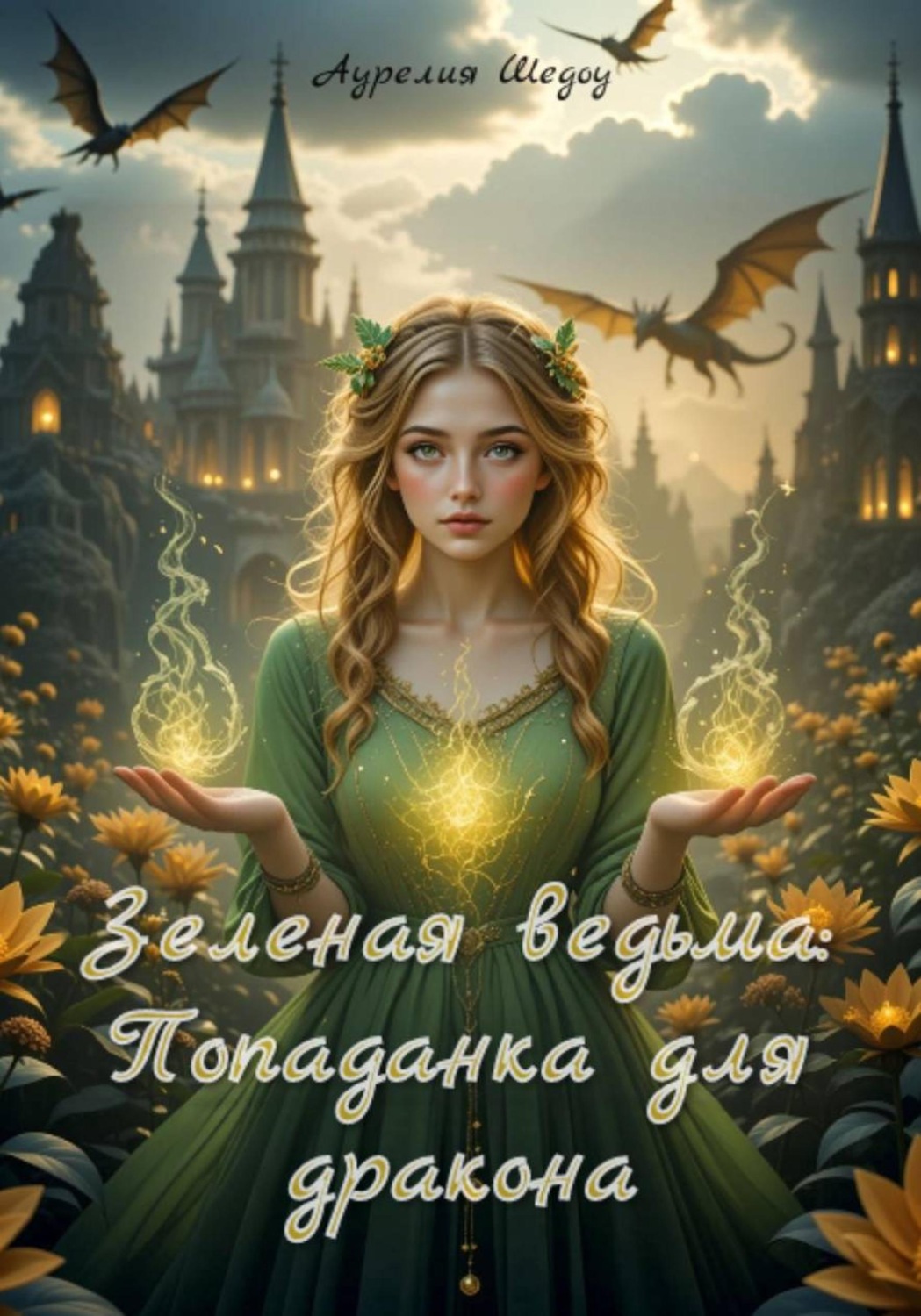 Обложка книги «Зеленая ведьма: Попаданка для дракона»