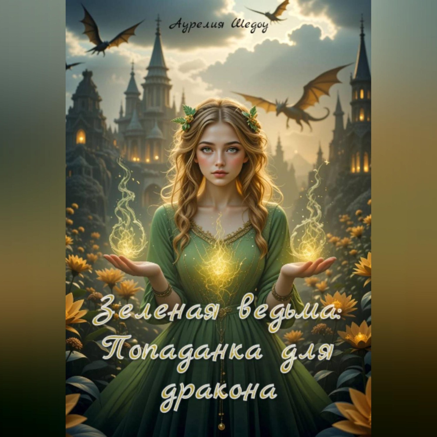 Обложка книги «Зеленая ведьма: Попаданка для дракона»
