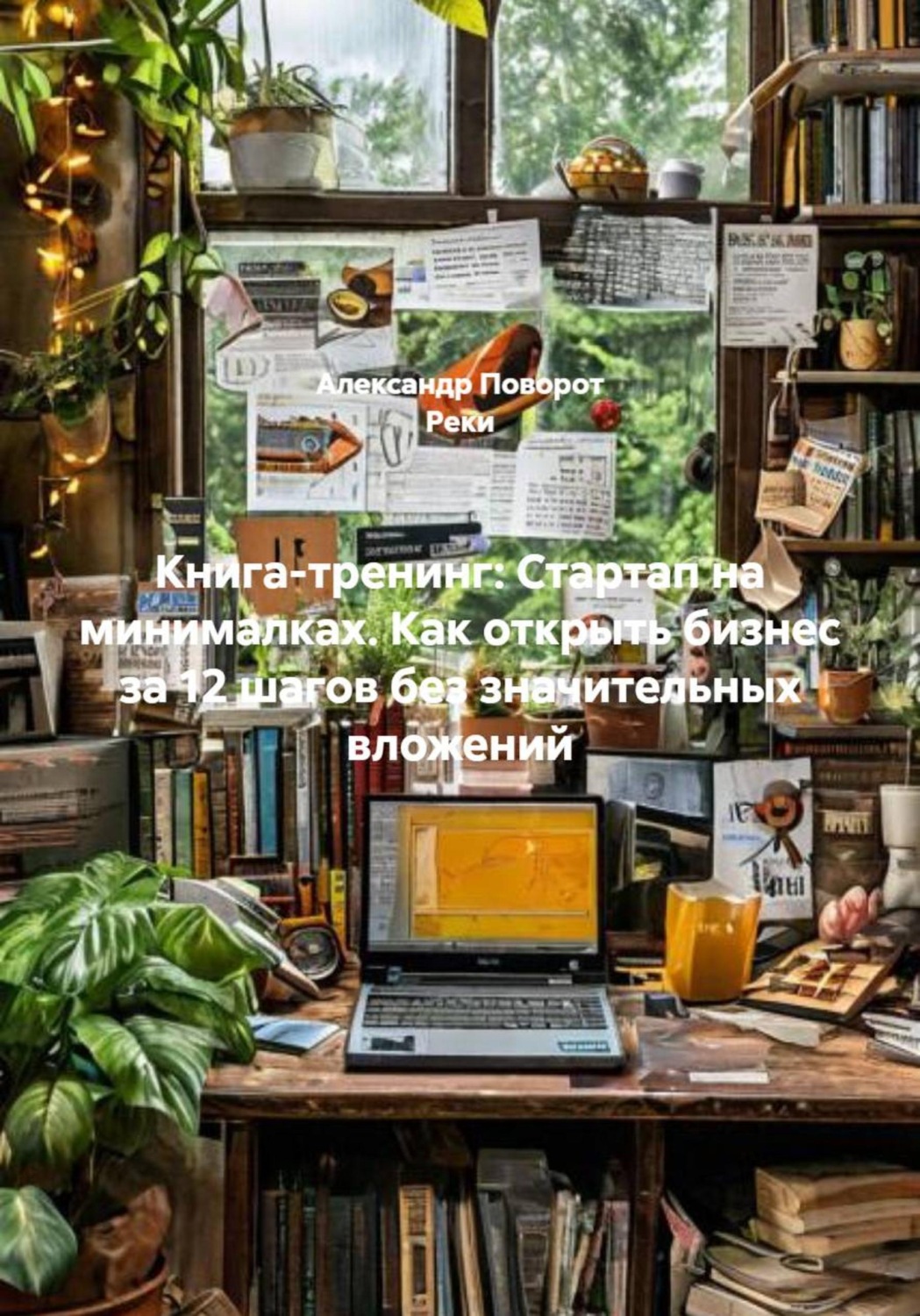 Обложка книги «Книга-тренинг: Стартап на минималках. Как открыть бизнес за 12 шагов без значительных вложений»