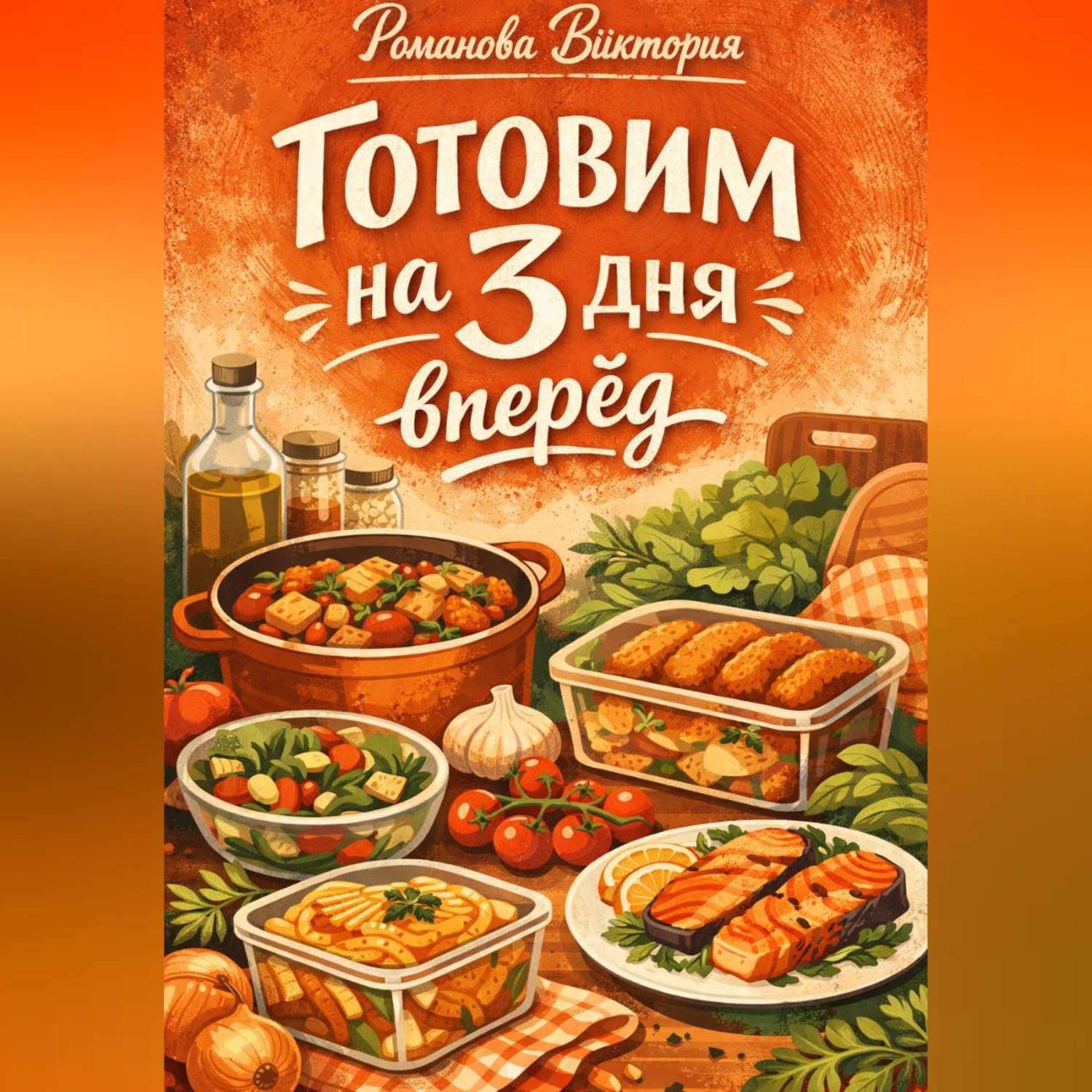 Обложка книги «Готовим на 3 дня вперёд»