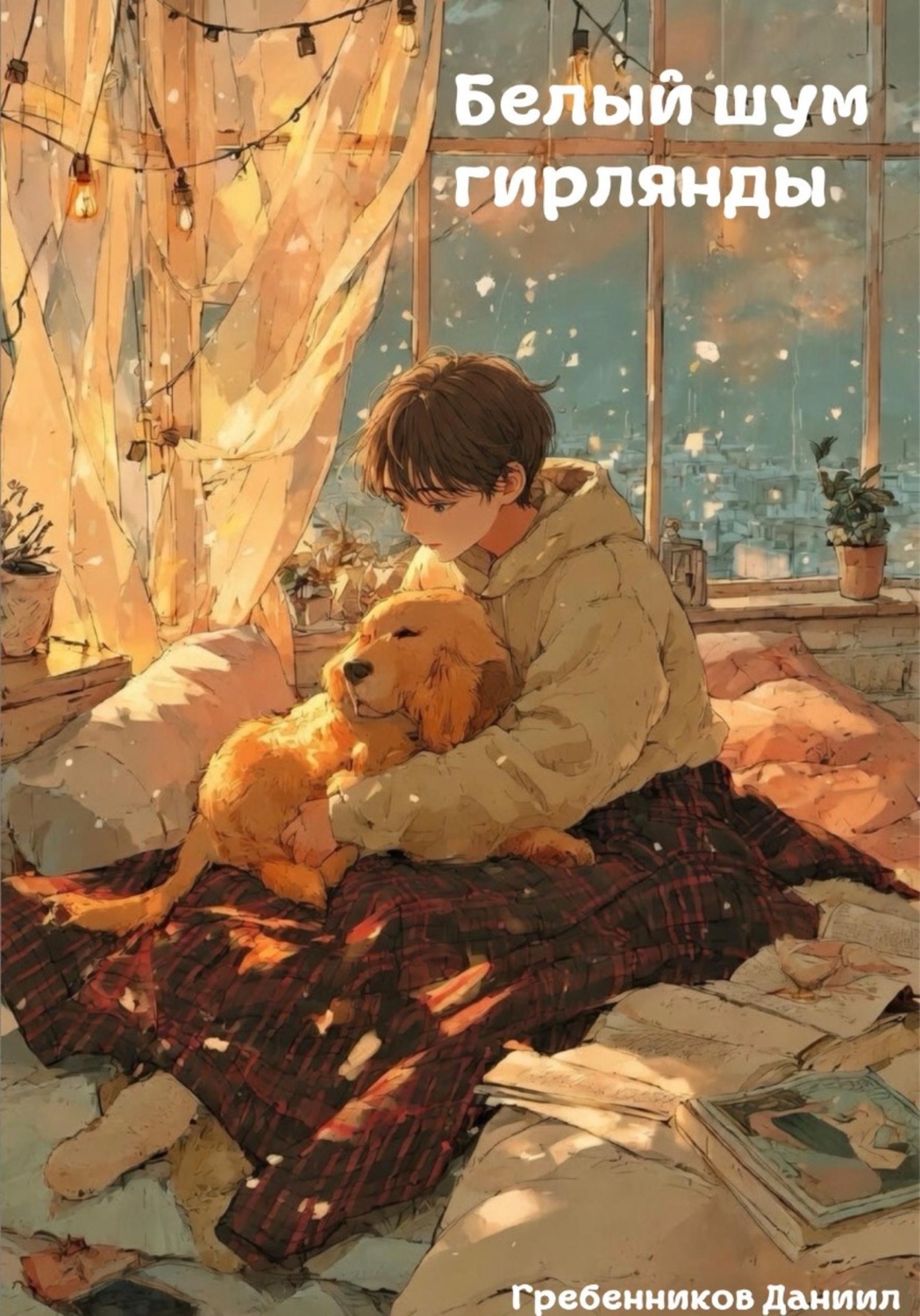 Обложка книги «Белый шум гирлянды»