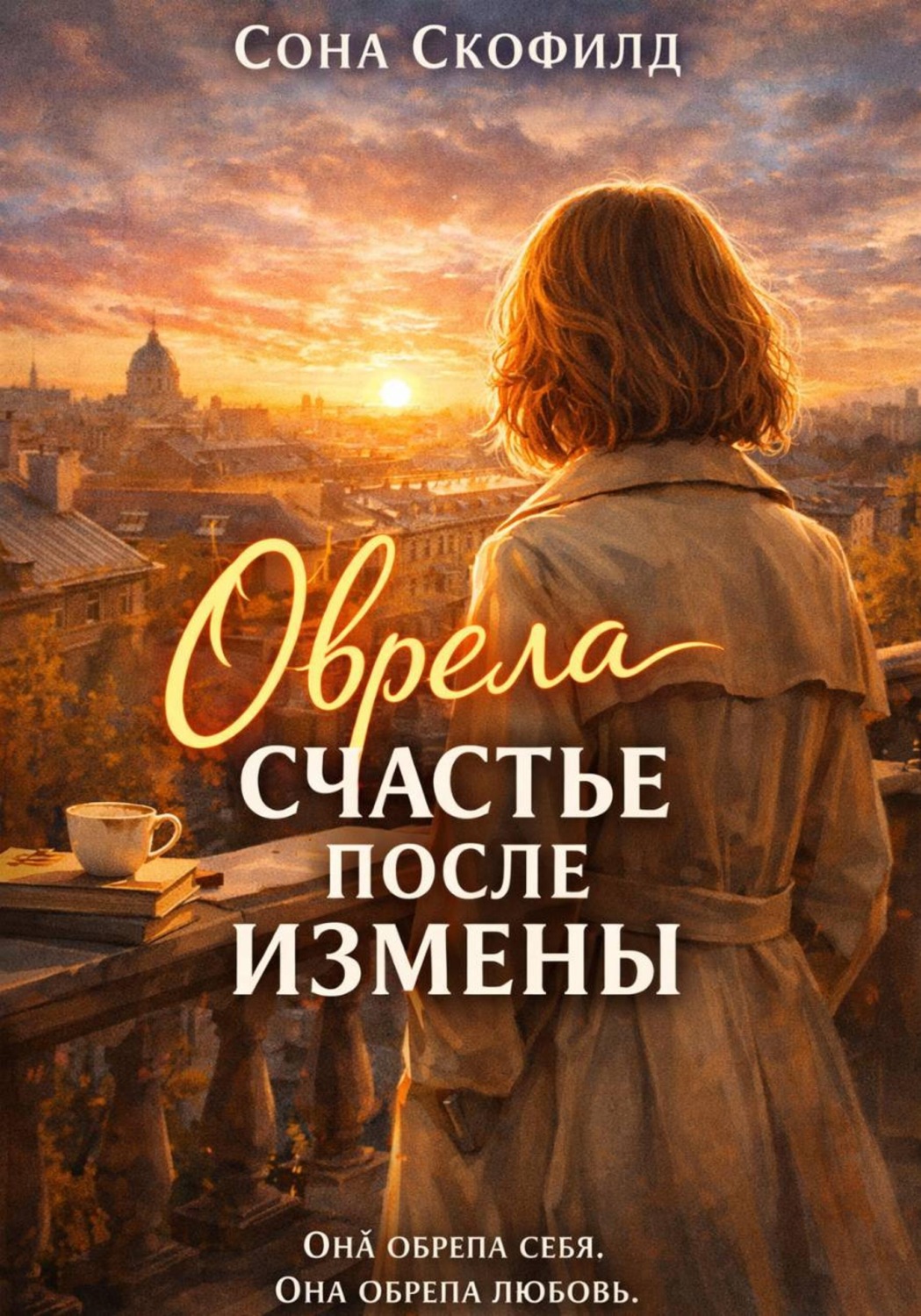 Обложка книги «Обрела счастье после измены»