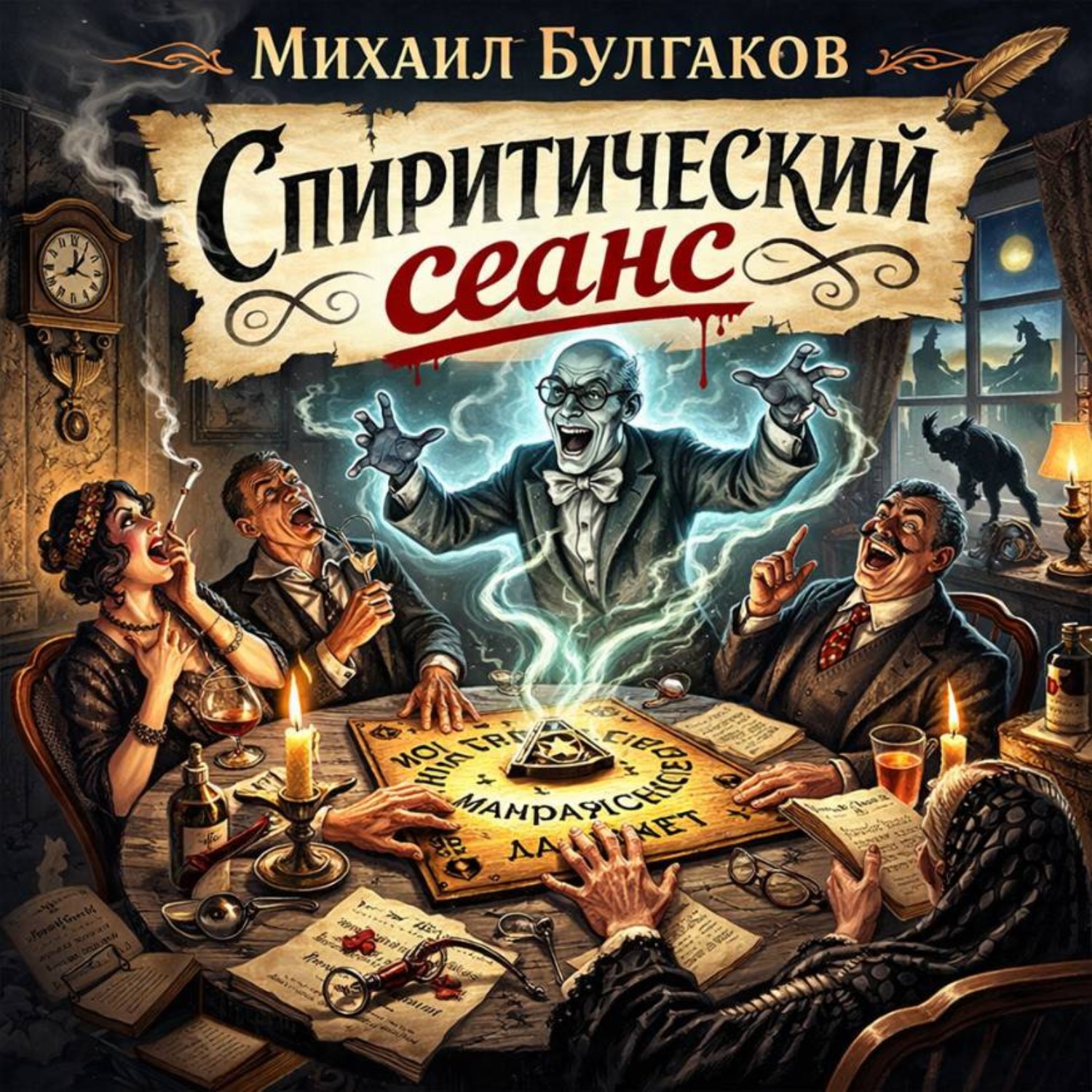 Обложка книги «Спиритический сеанс»