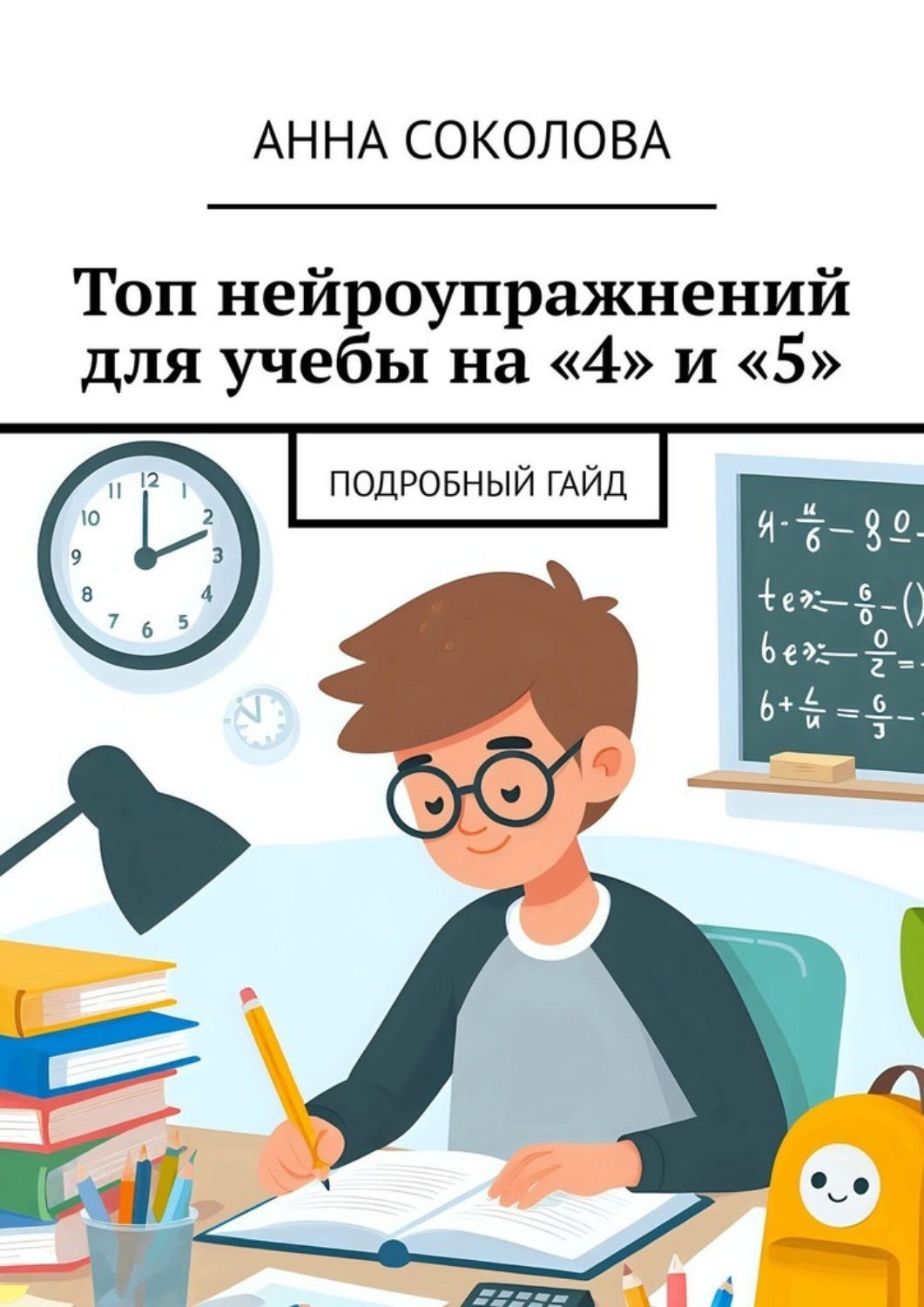 Обложка книги «Топ нейроупражнений для учебы на «4» и «5». Подробный гайд»