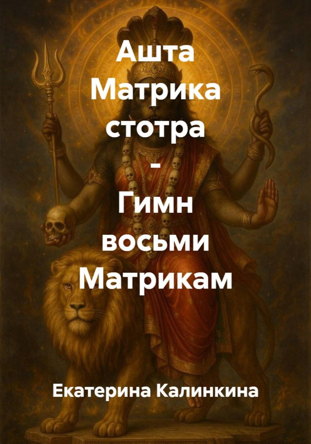Обложка книги «Ашта Матрика стотра - Гимн восьми Матрикам»