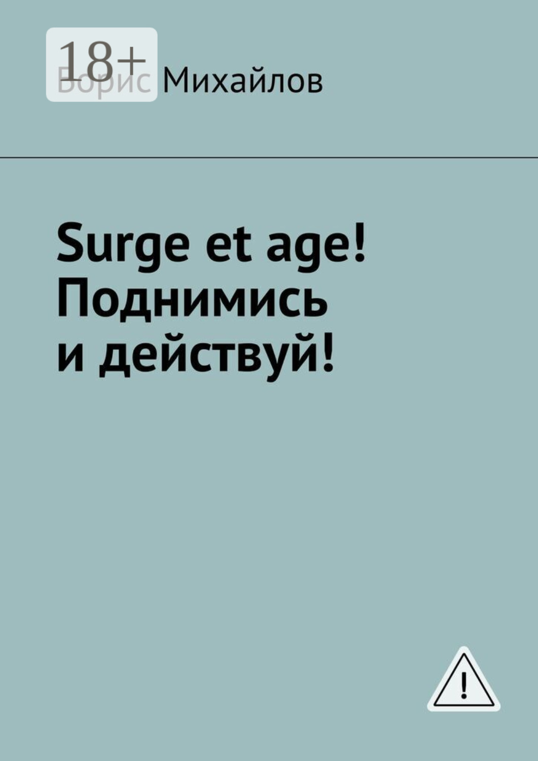 Обложка книги «Surge et age! Поднимись и действуй! Мемуары соломенной вдовы»