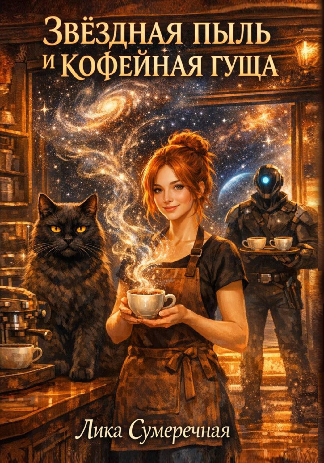 Обложка книги «Звёздная пыль и кофейная гуща»