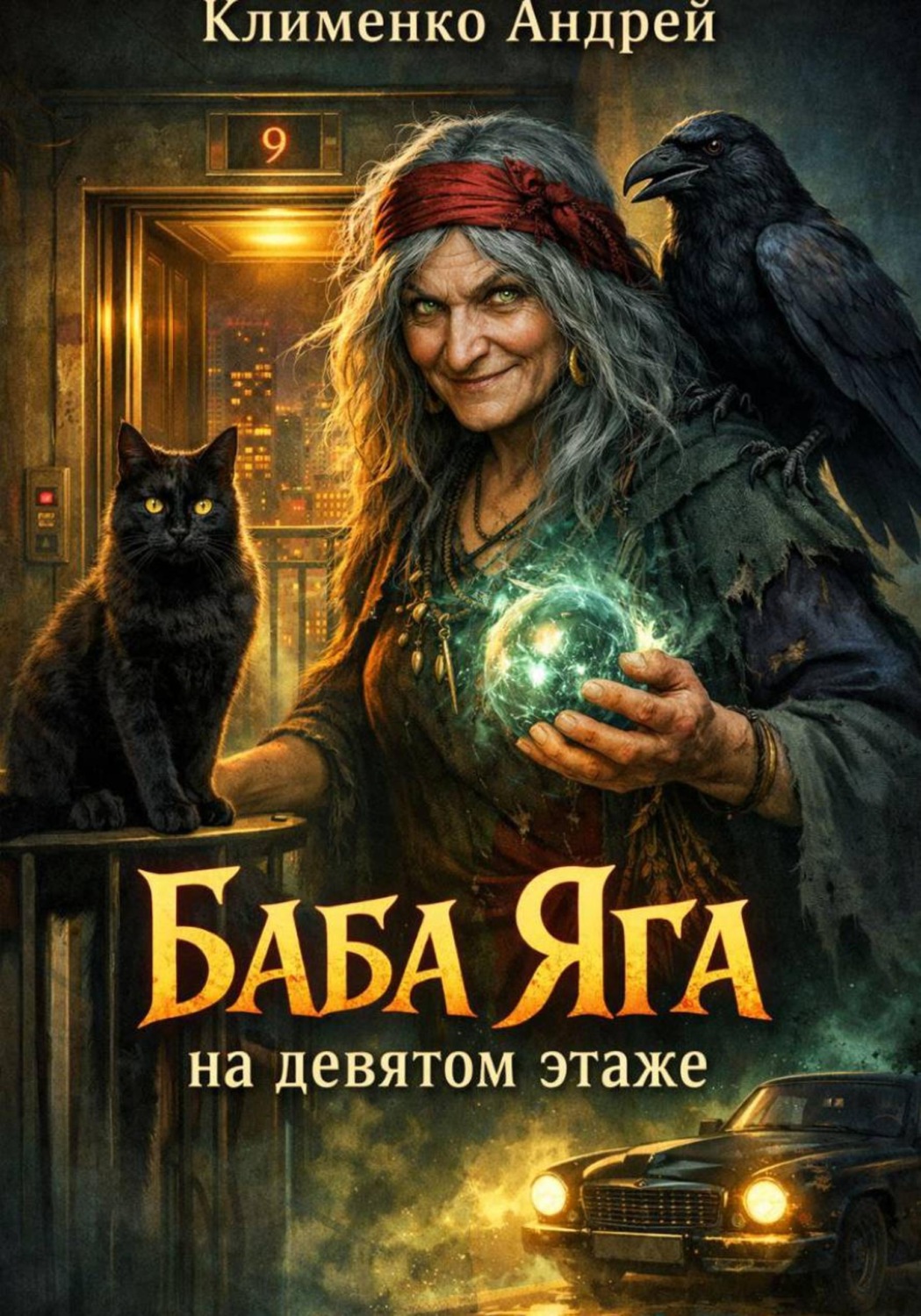Обложка книги «Баба Яга на девятом этаже»